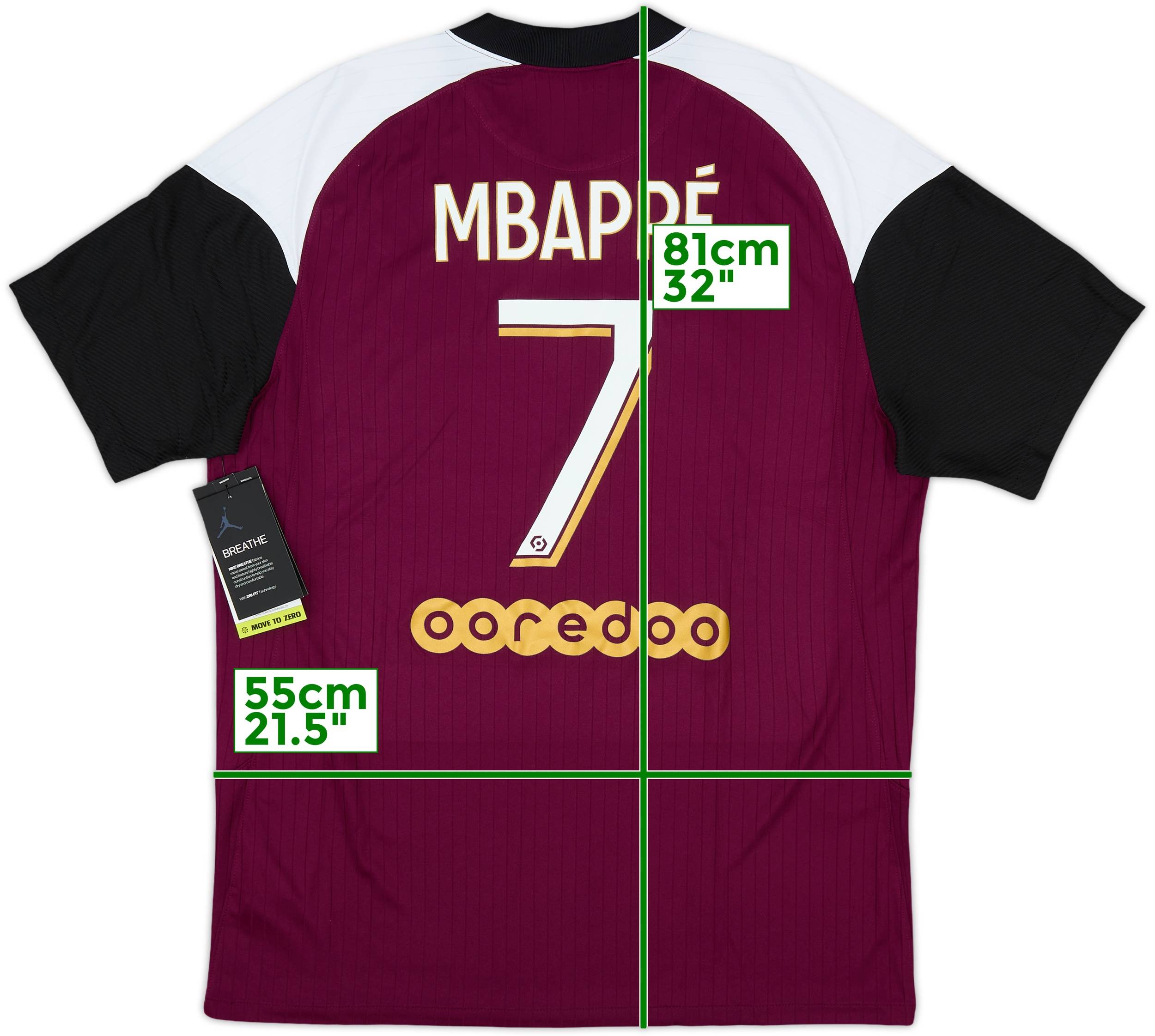 2020-21 Paris Saint-Germain Third Shirt Mbappe #7 (L)