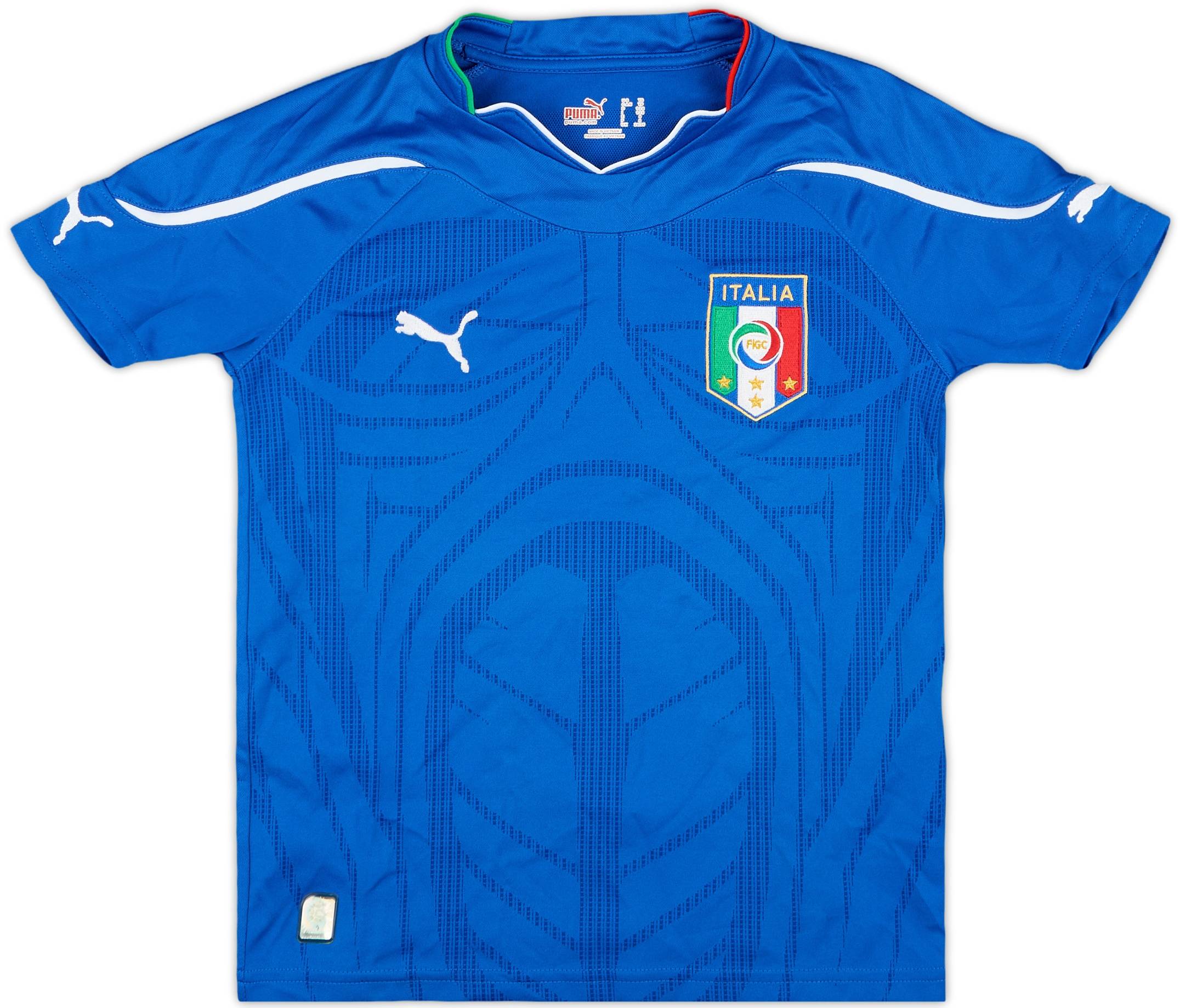 2010-12 Italy Home Shirt #4 - 8/10 - (S.Boys)