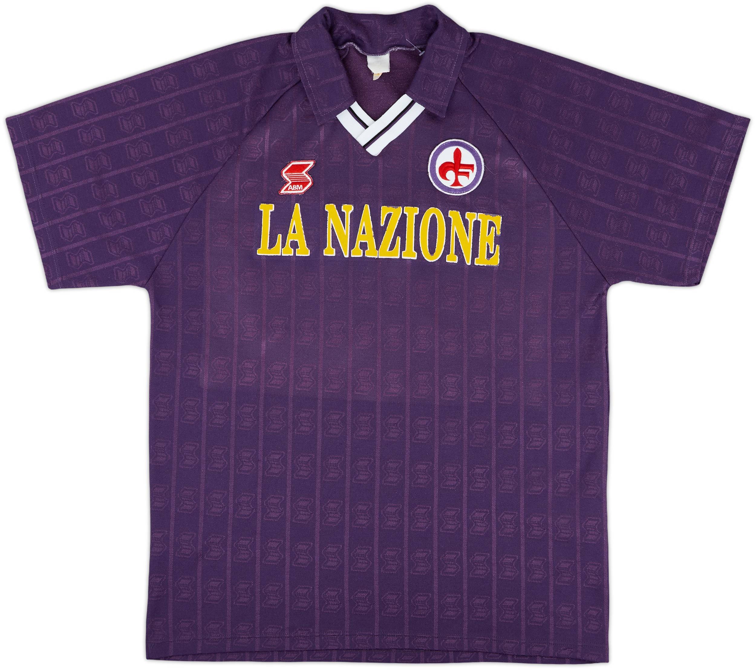 1990-91 Fiorentina Home Shirt - 7/10 - (XL)