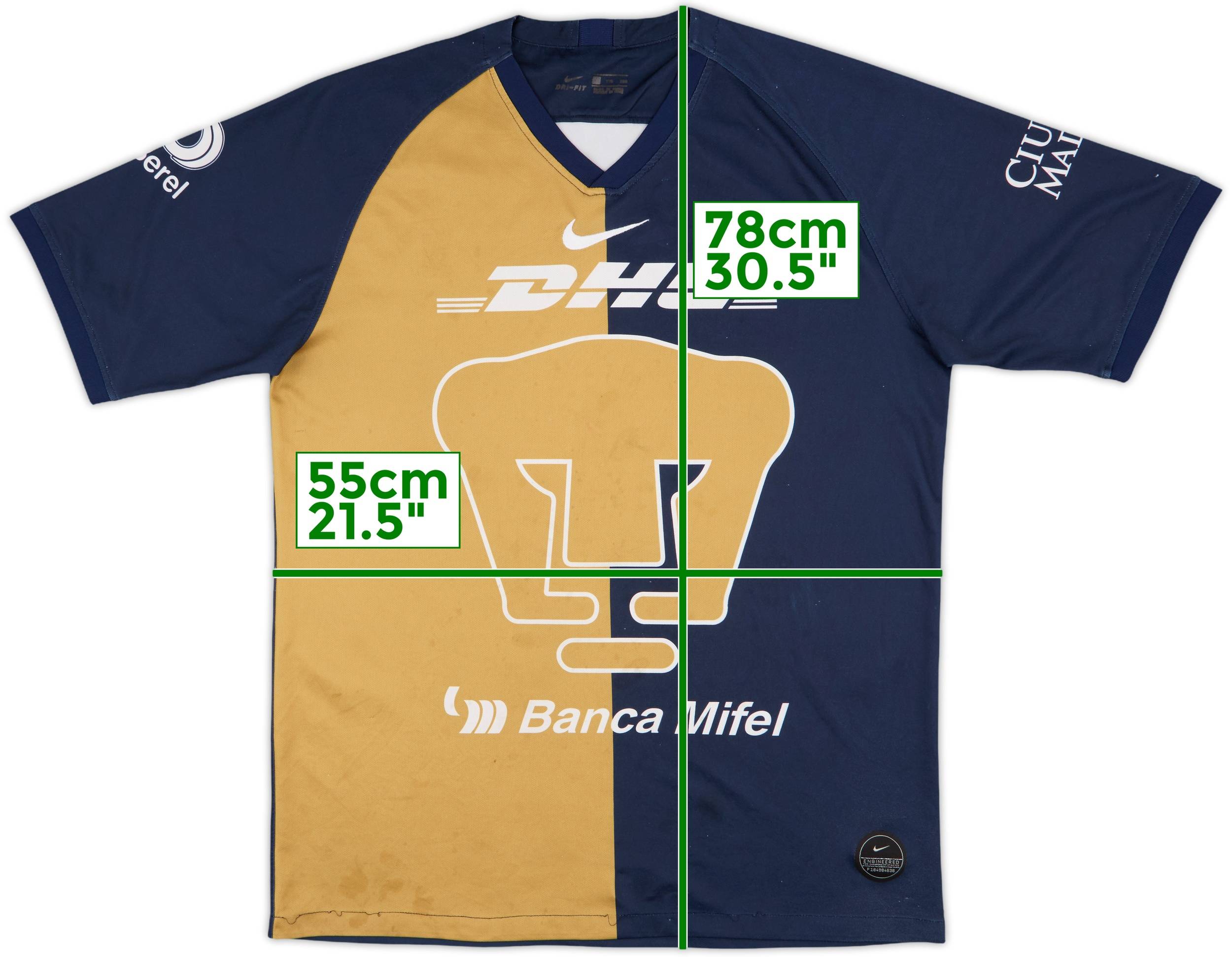 2019-20 UNAM Pumas Third Shirt 5/10 (XL)