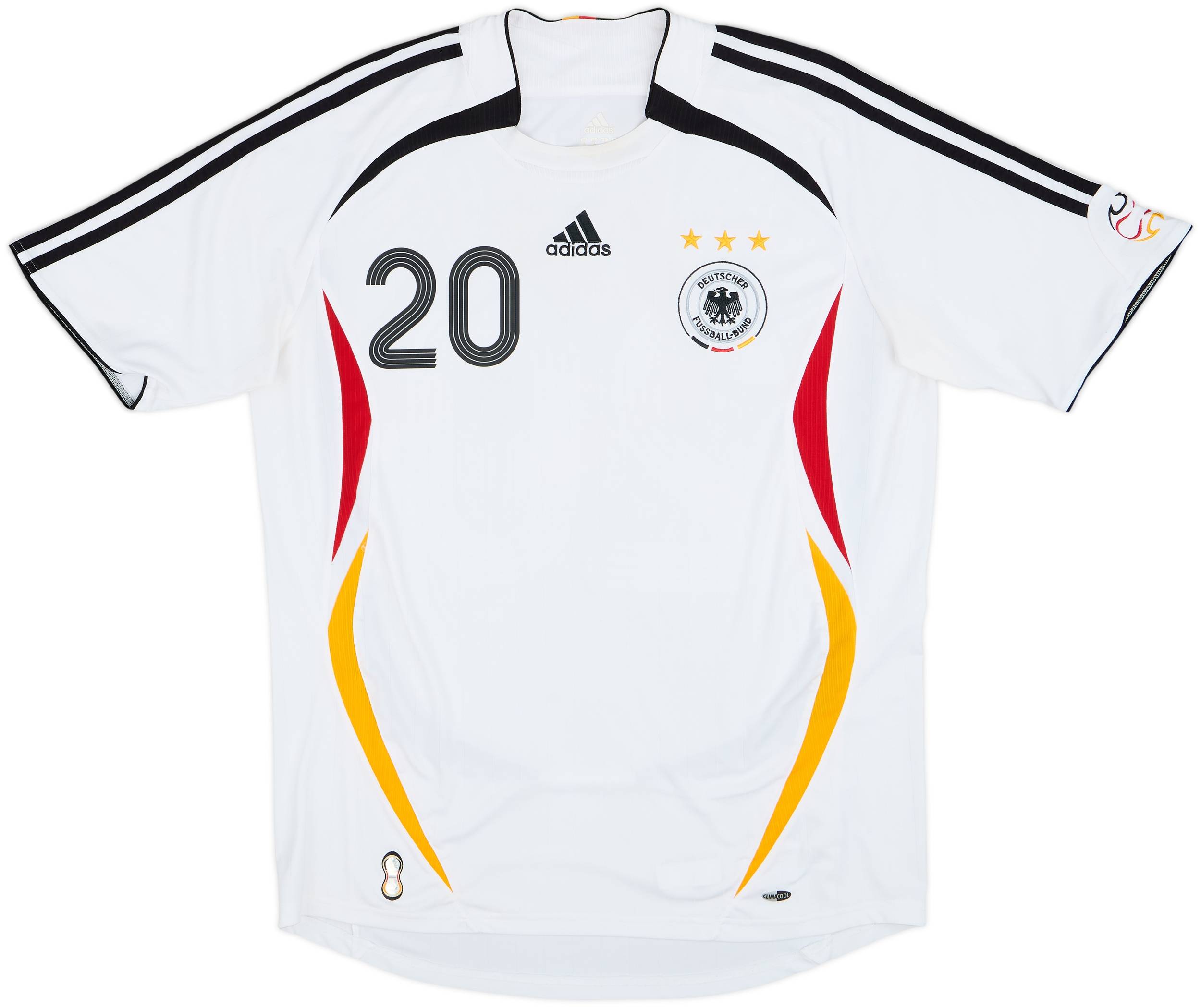 adidas PODOLSKI 20 ホワイトシャツ M adidas PODOLSKI 20 ホワイトシャツ M