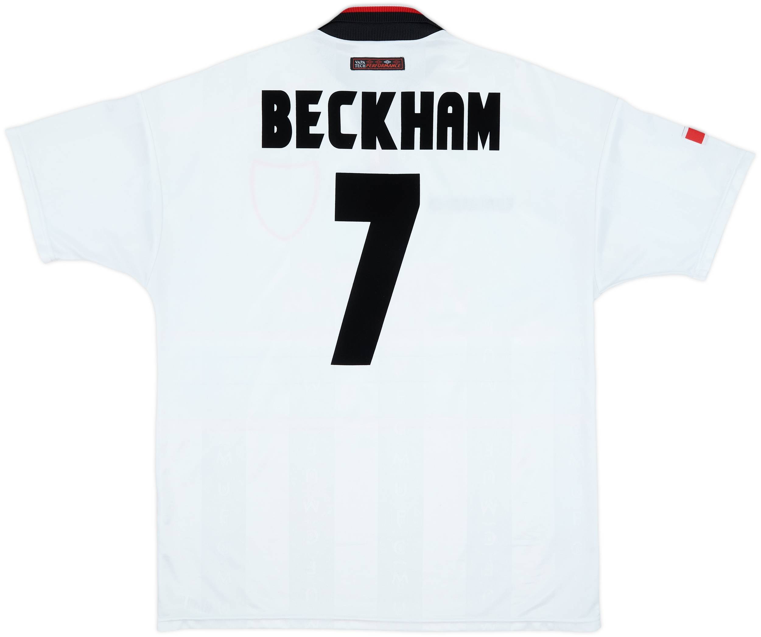 1997-99 Manchester United Away Shirt Beckham #7 - 6/10 - (XL)