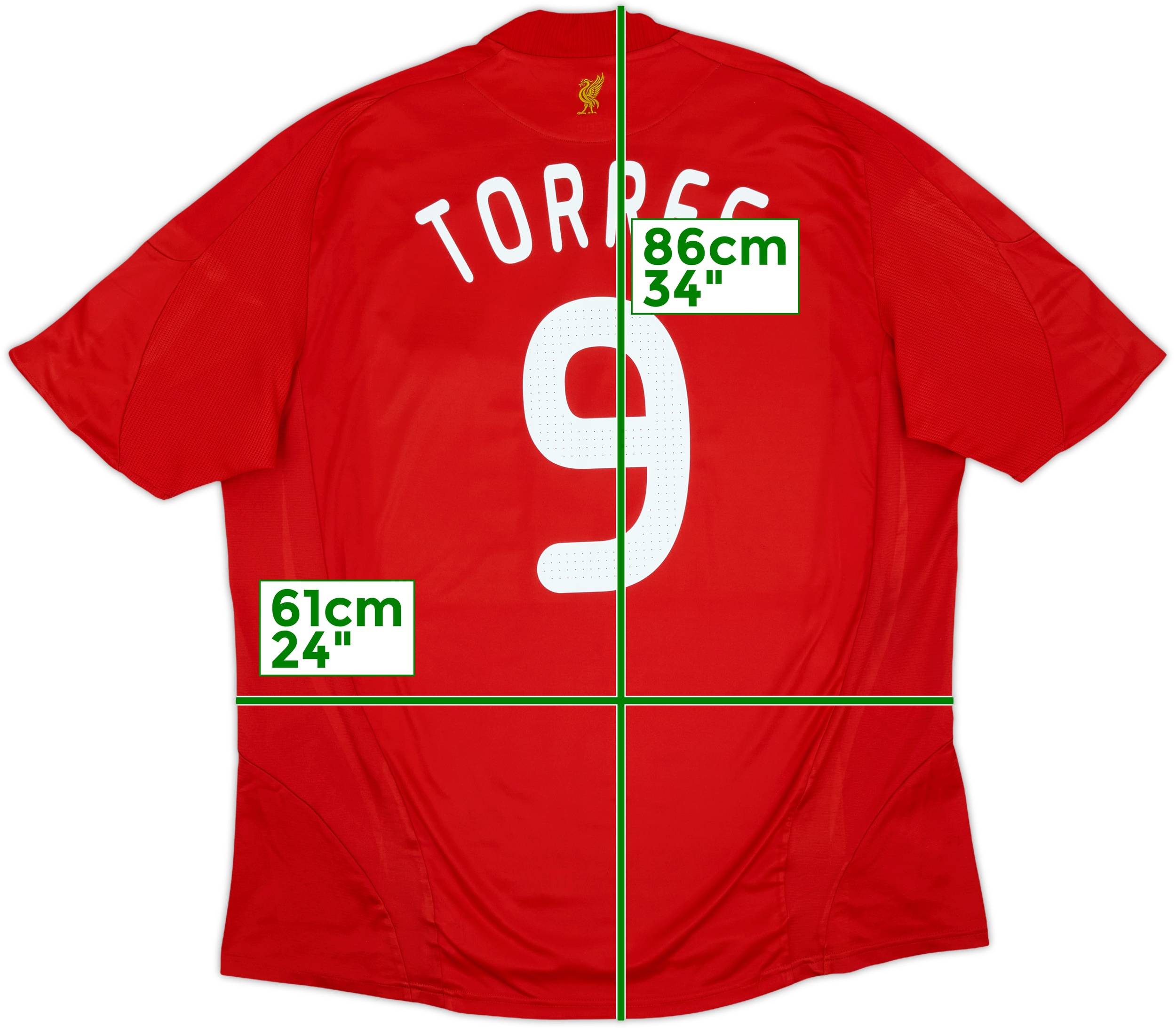 2008-10 Liverpool Home Shirt Torres #9 - 6/10 - (XXL)