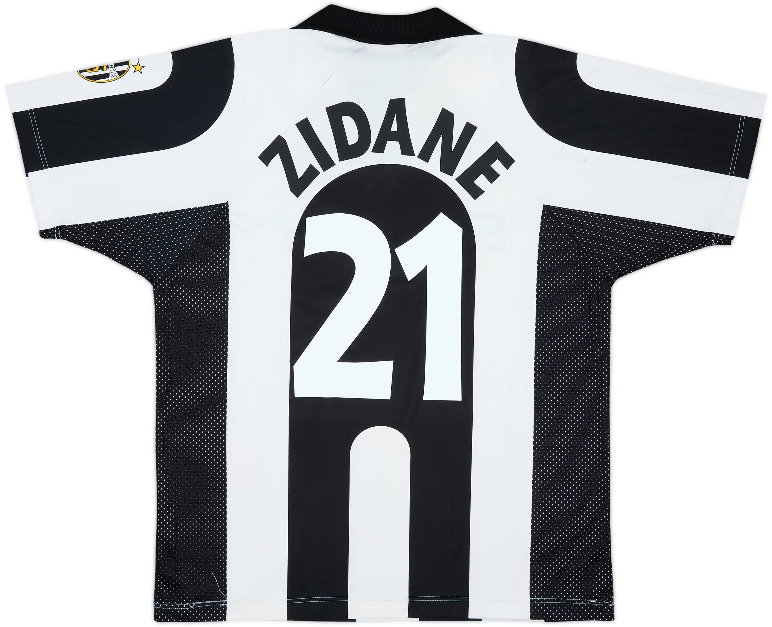 1997-98 Juventus Basic Centenary Home Shirt Zidane #21 - 6/10 - (XL)