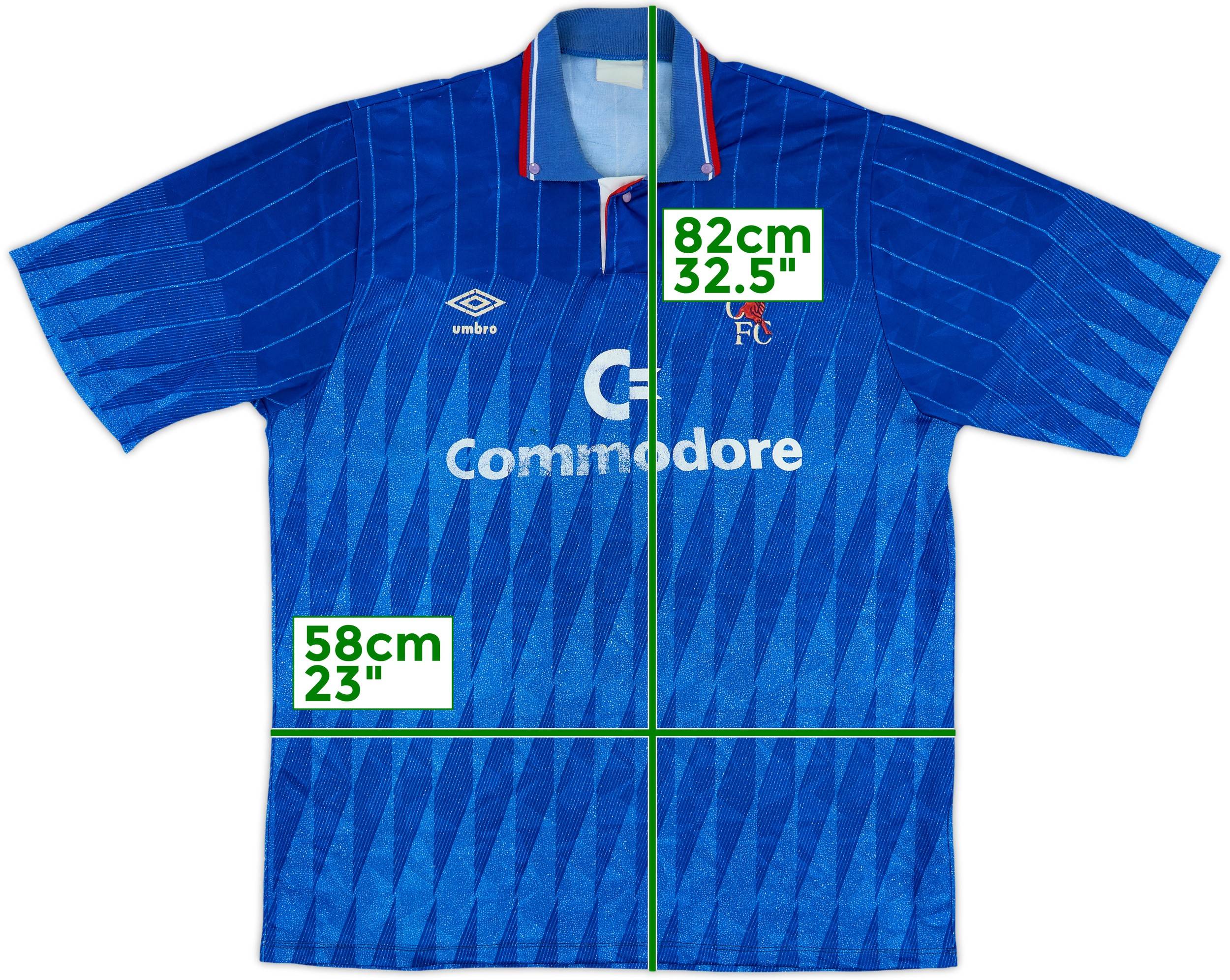 1989-91 Chelsea Home Shirt - 5/10 - (XL)