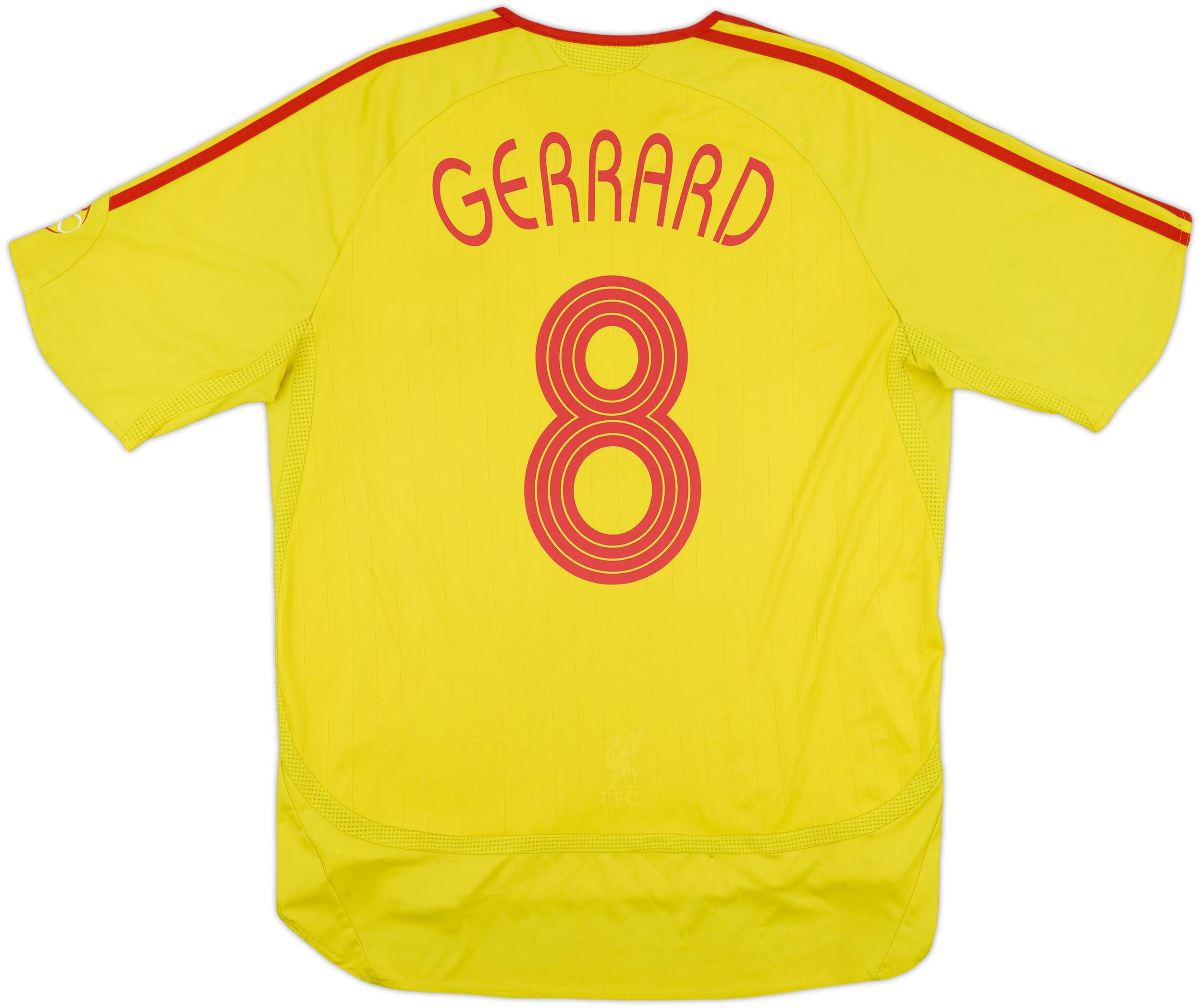 2006-07 Liverpool Away Shirt Gerrard #8 - 6/10 - (L)