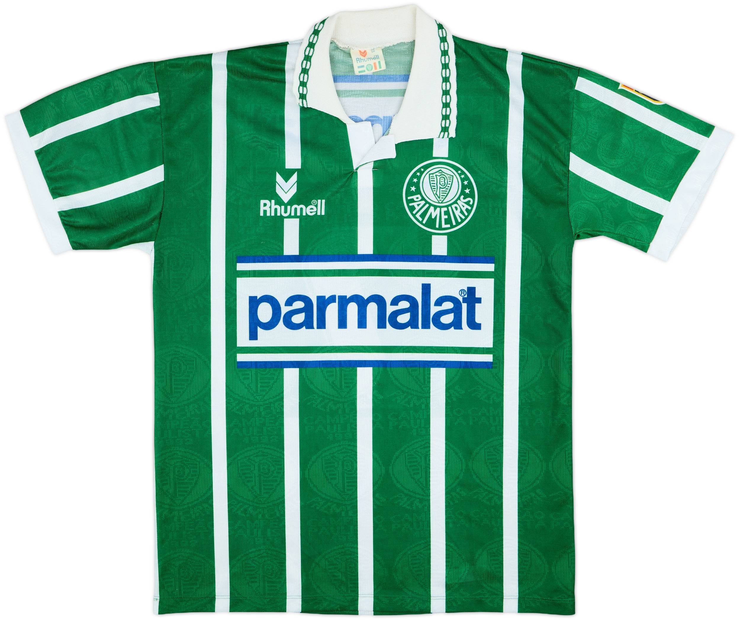 1993-94 Palmeiras Home Shirt #7 - 8/10 - (XL)