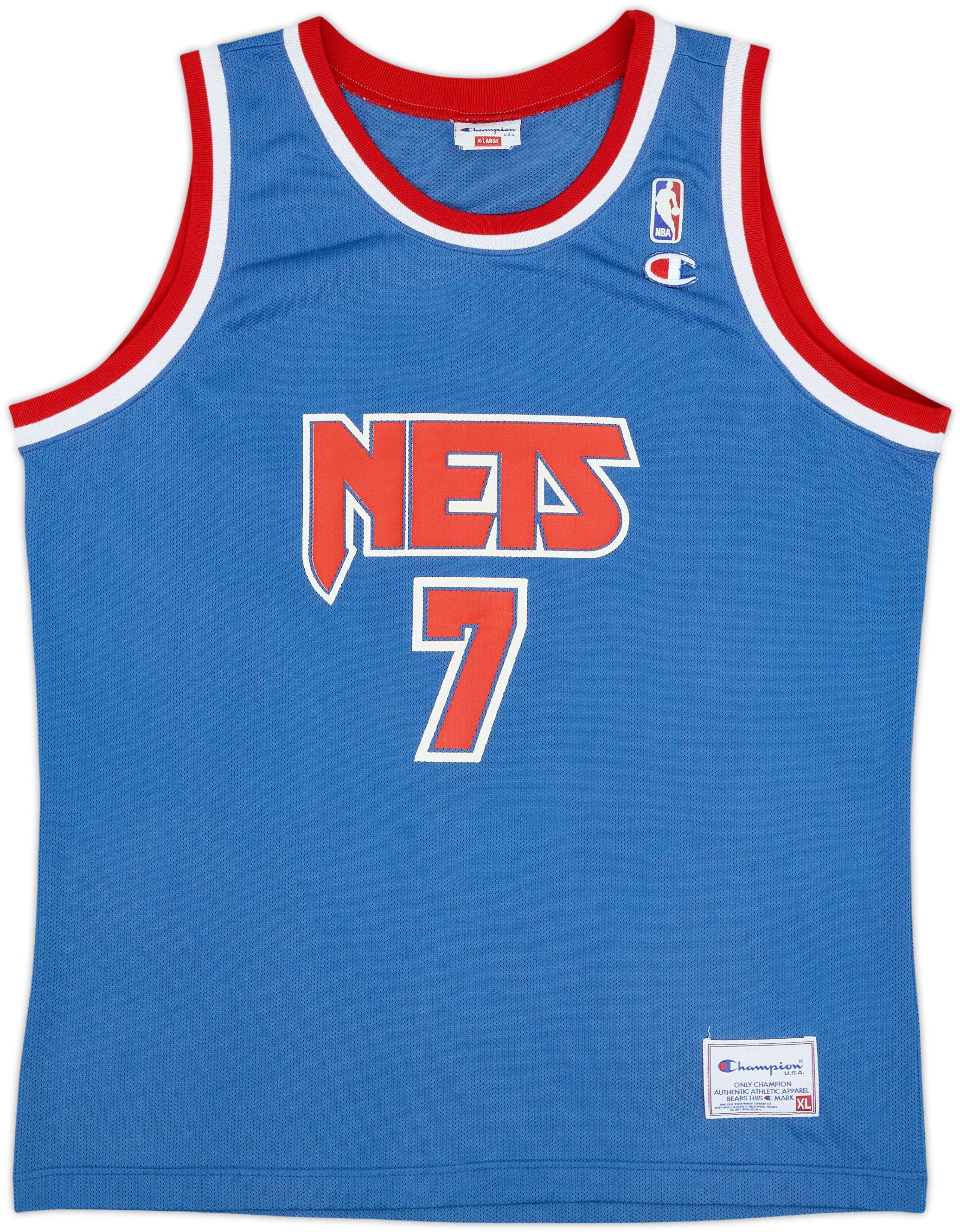 1991-95 New Jersey Nets Anderson #7 Champion Away Jersey - 5/10 - (XL)