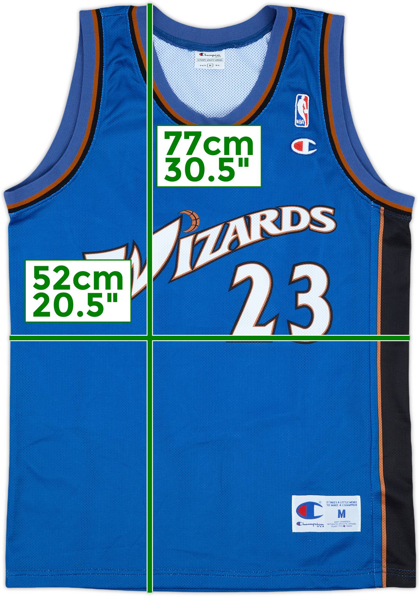 2001-03 Washington Wizards Jordan #23 Champion Away Jersey - 9/10