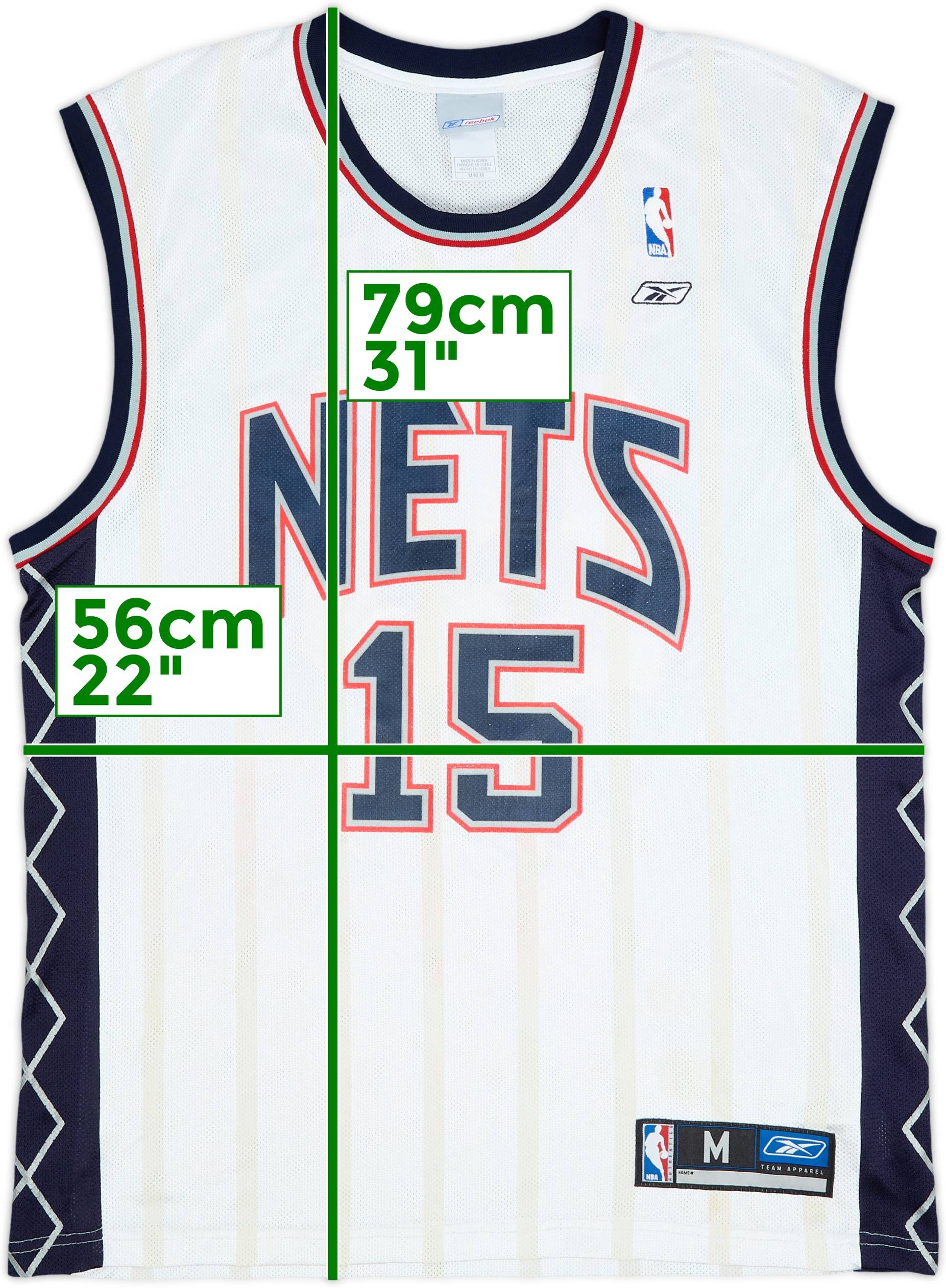NEW JERSEY CARTER 15番 ユニフォーム 2004-09 New Jersey Nets Carter #15 Champion Jersey (Home) XS