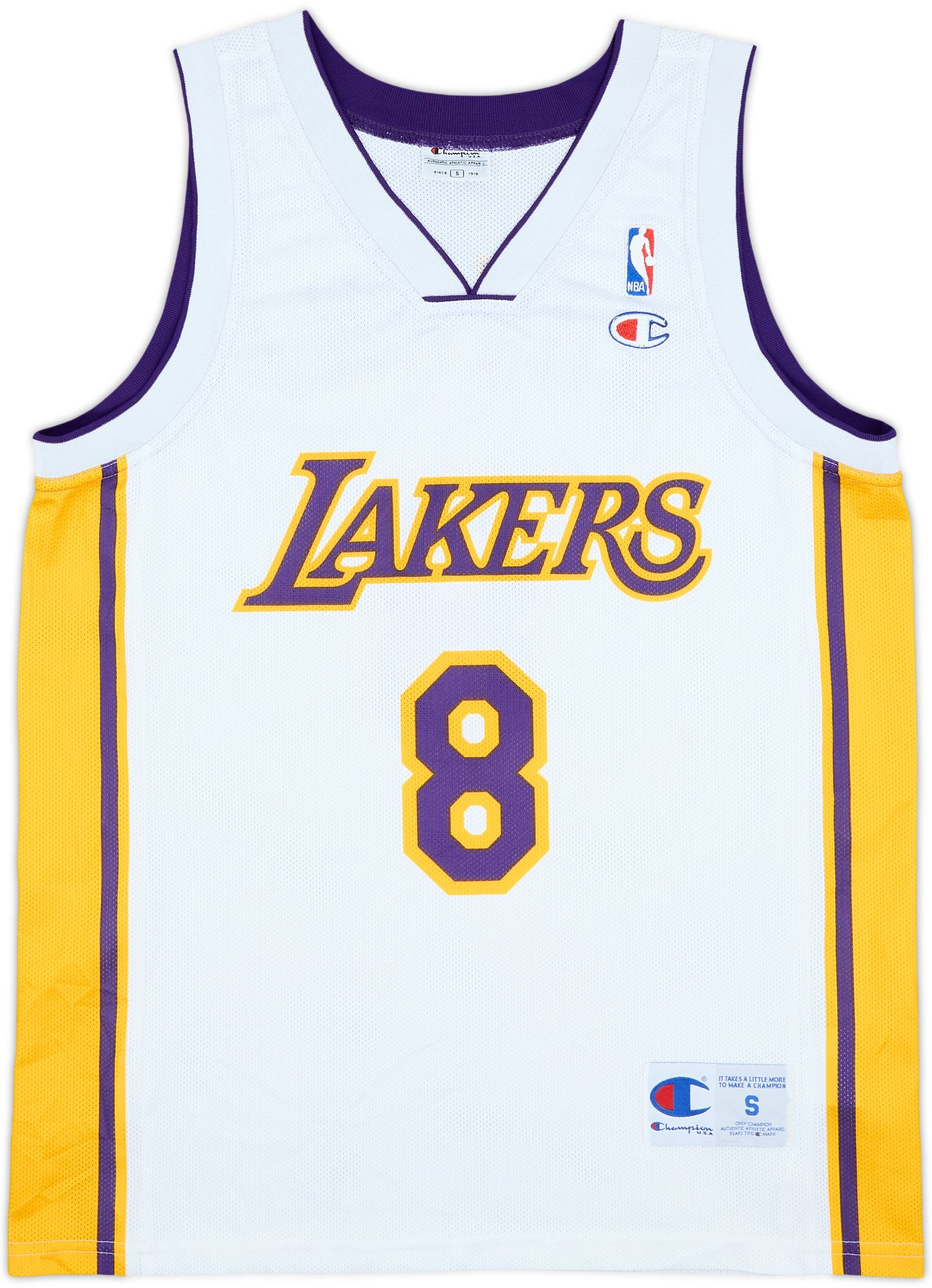 2002-06 LA Lakers Bryant #8 Champion Alternate Jersey - 9/10 - (S)