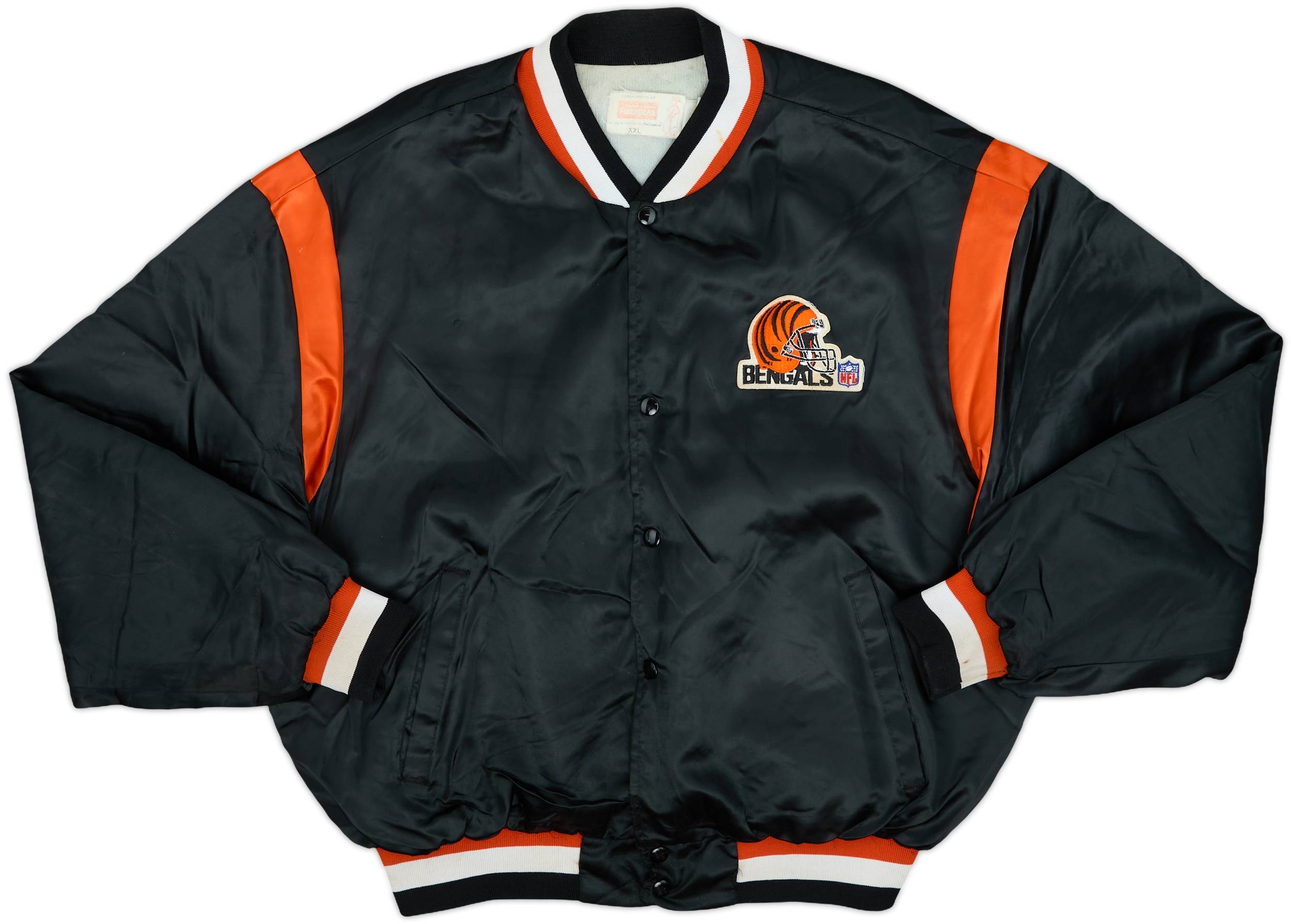 1990s Cincinnati Bengals Swingster Satin Varsity Jacket - 6/10 - (XXL)