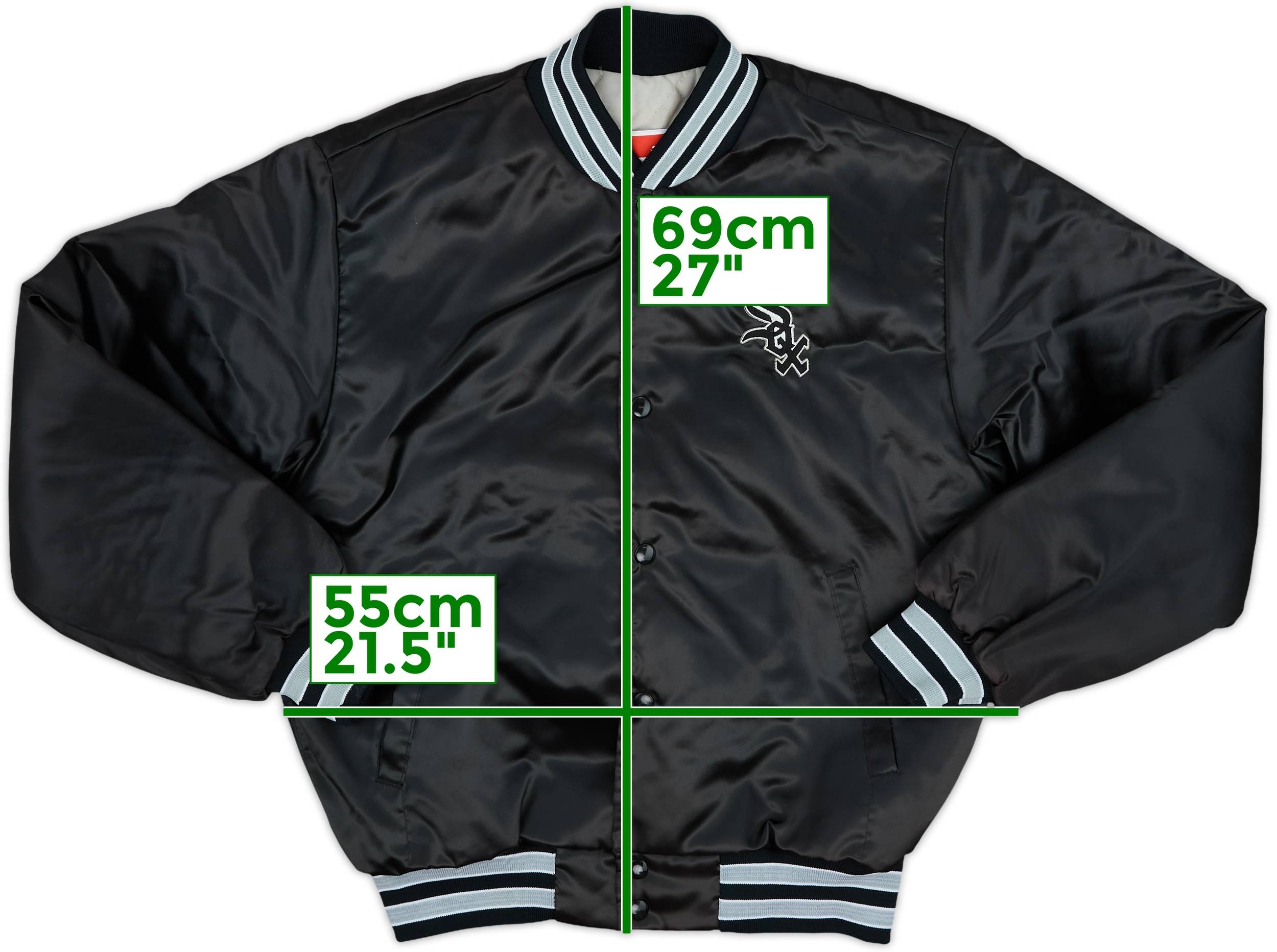 1990s Chicago White Sox Swingster Satin Varsity Jacket - 9/10 - (M)
