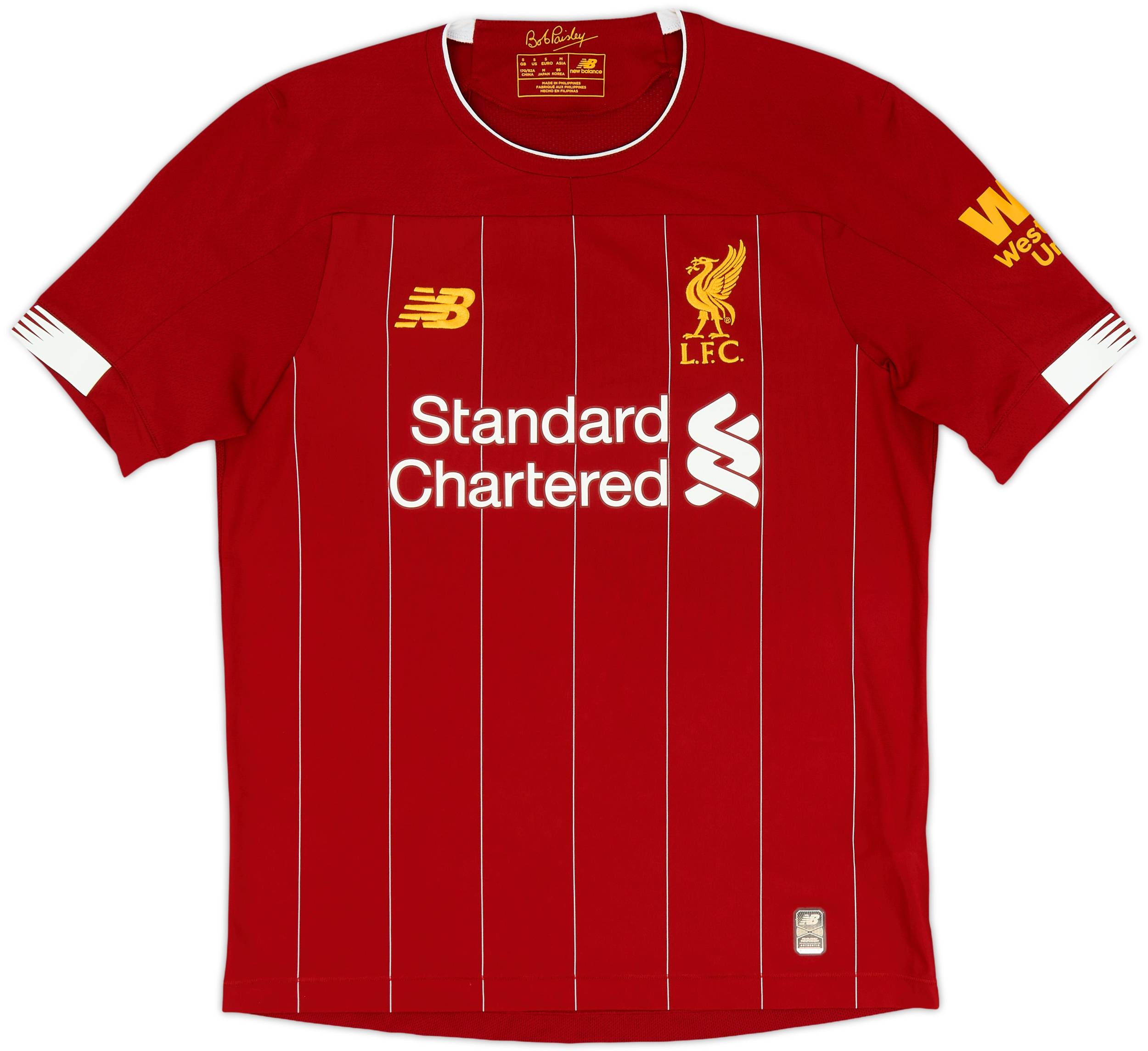 2019-20 Liverpool Home Shirt Virgil #4 - 10/10 - (S)