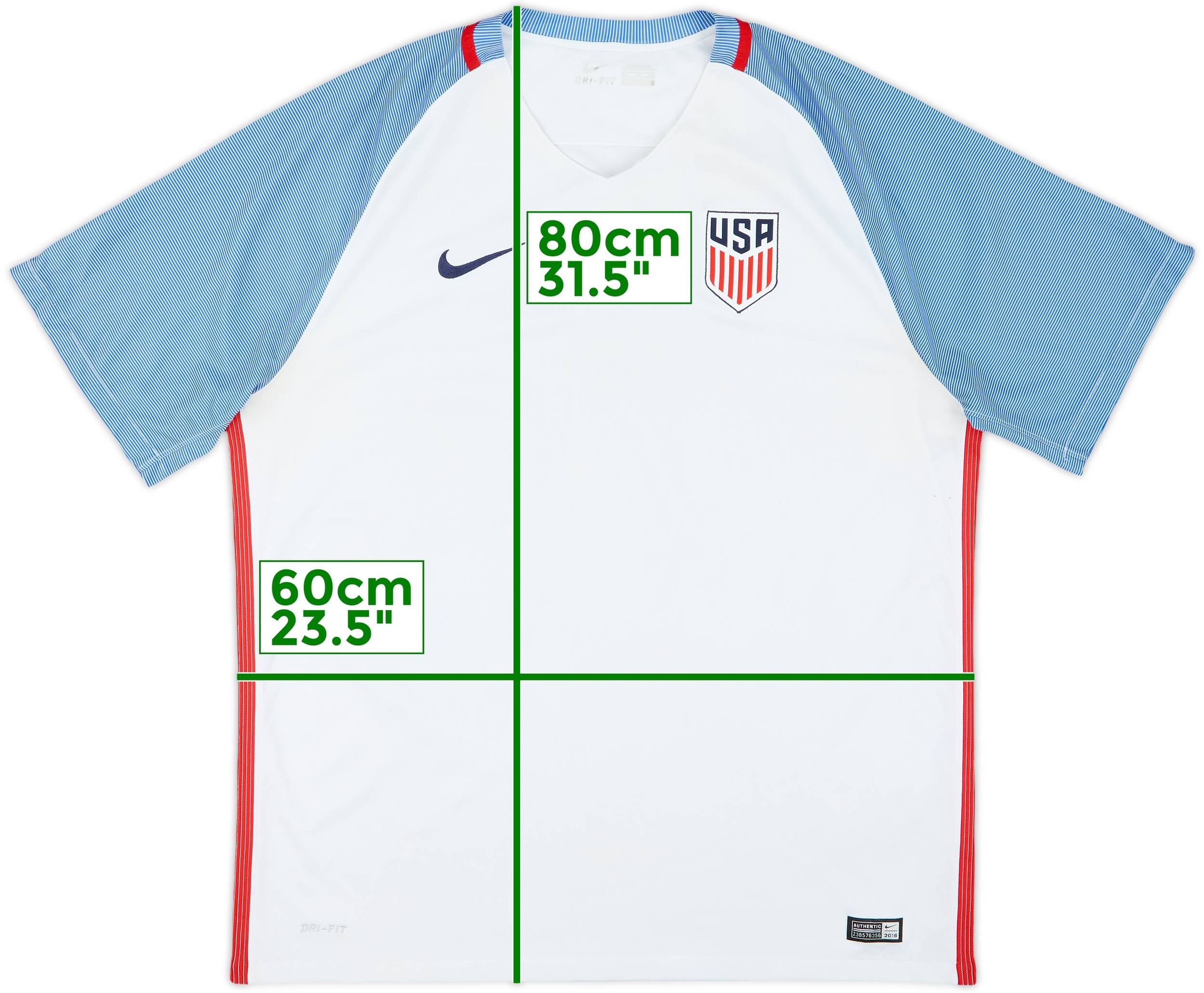 2016-17 USA Home Shirt - 5/10 - (XXL)