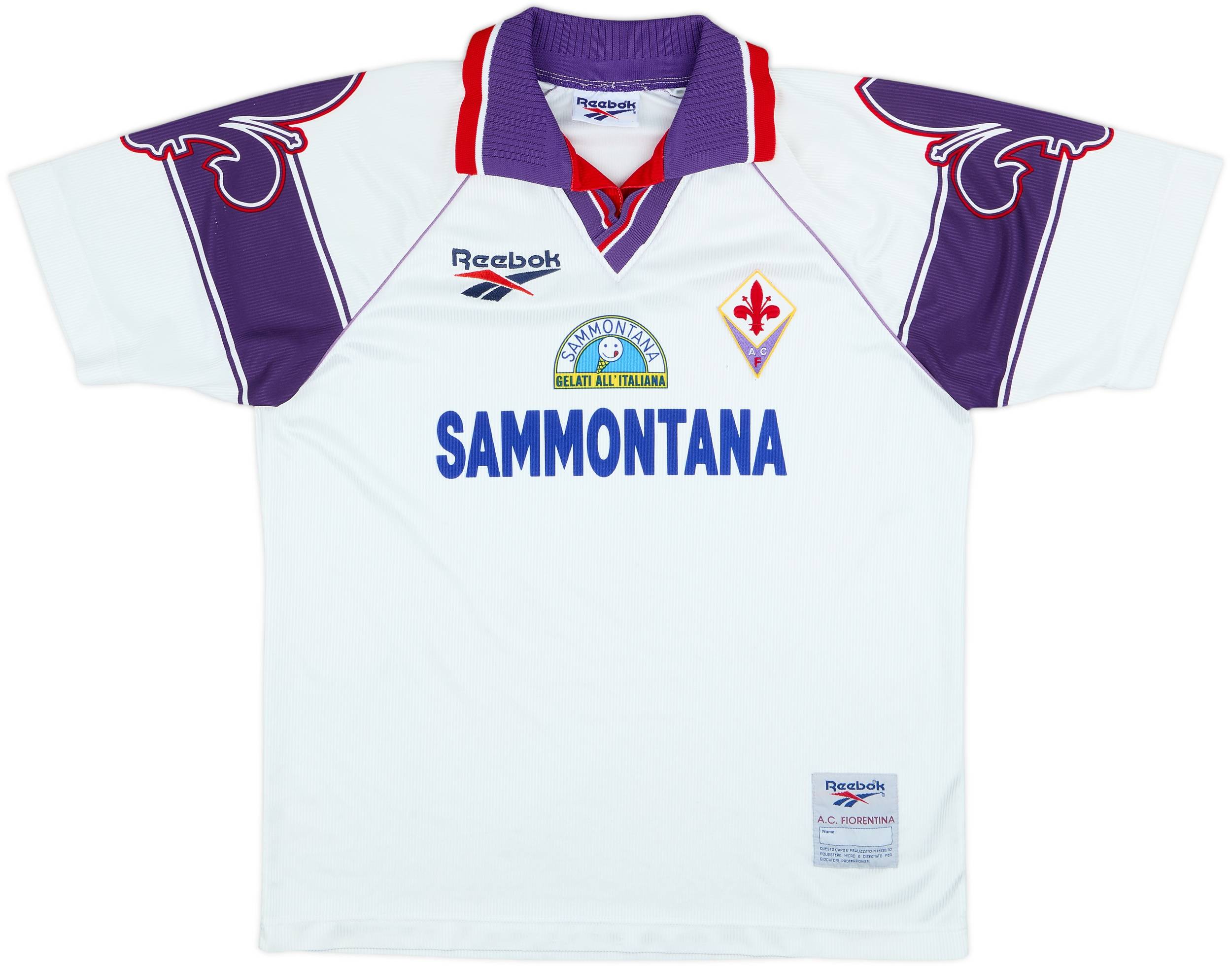 フィオレンティーナ96/97ユニフォームAWAYバティストゥータ#9アルゼンチン 1996-97 Fiorentina Away Shirt - 6/10 - (L)