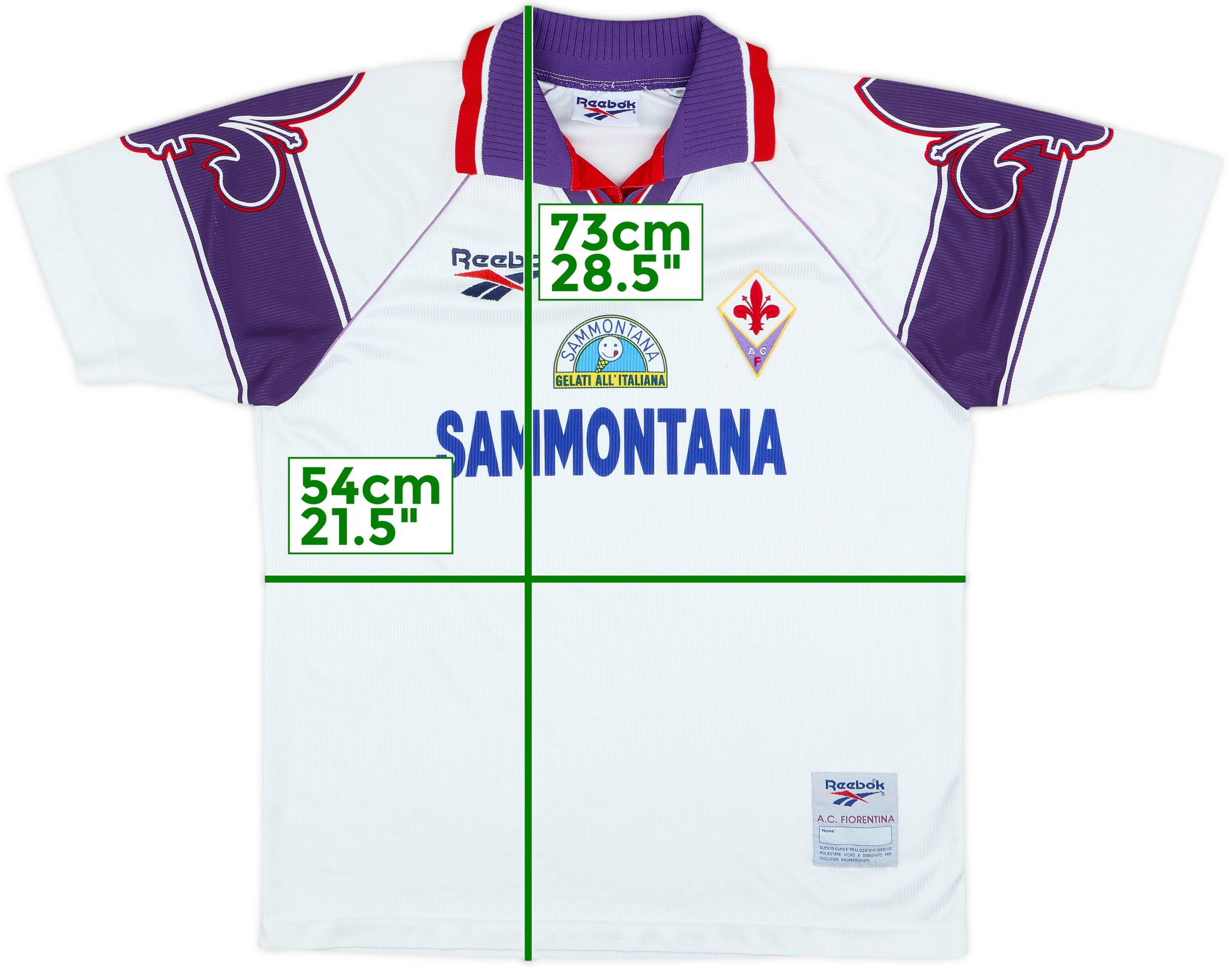 1996-97 Fiorentina Away Shirt - 6/10 - (L)