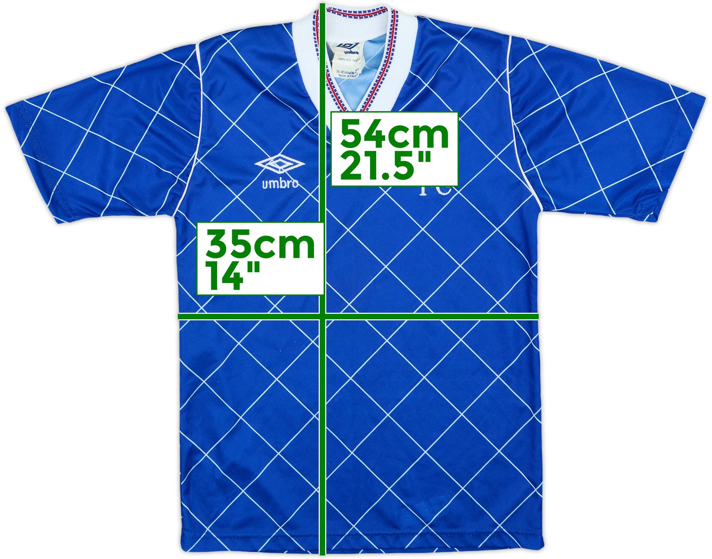 1987-89 Chelsea Home Shirt - 8/10 - (M.Boys)