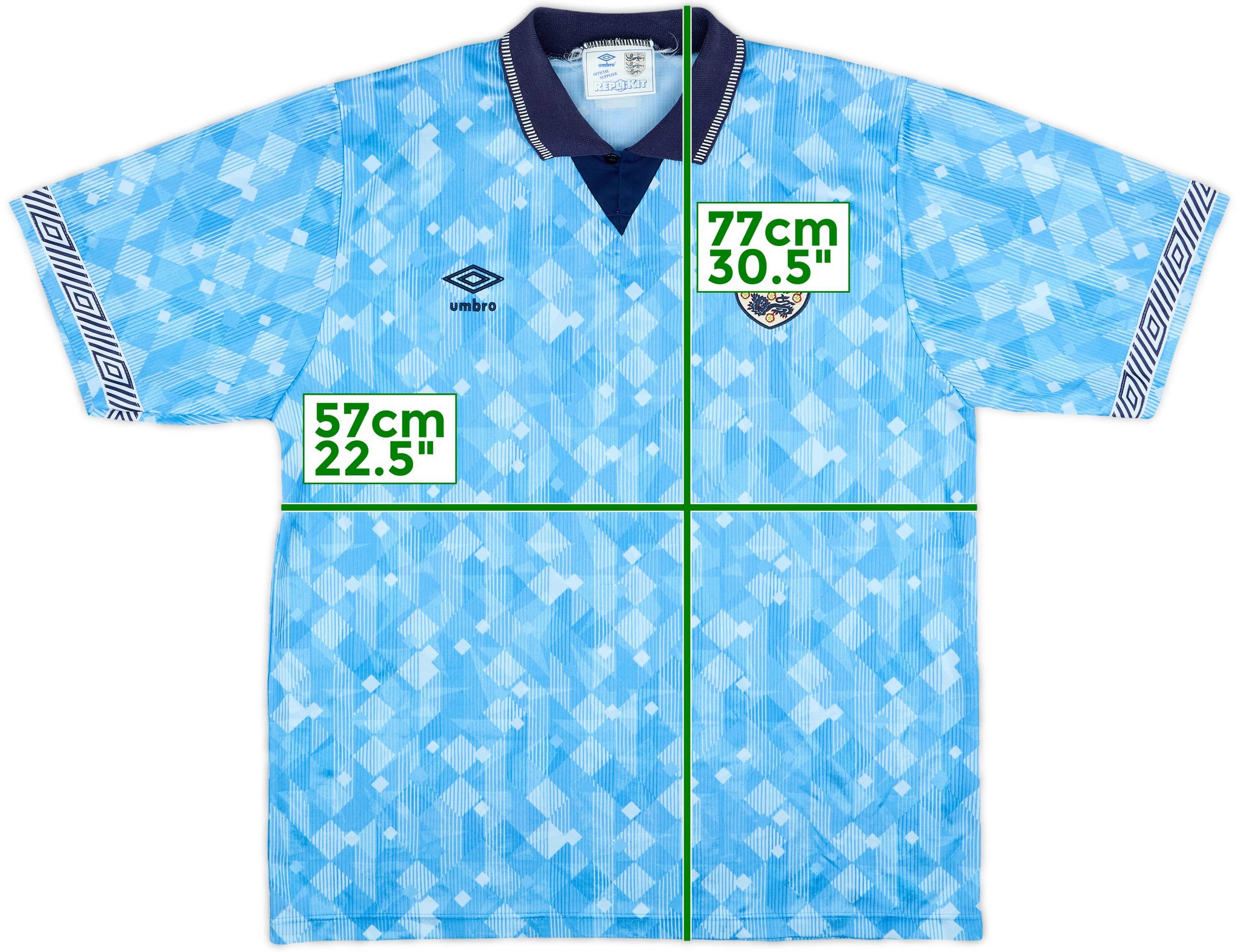 1990-92 England Third Shirt - 9/10 - (XL)