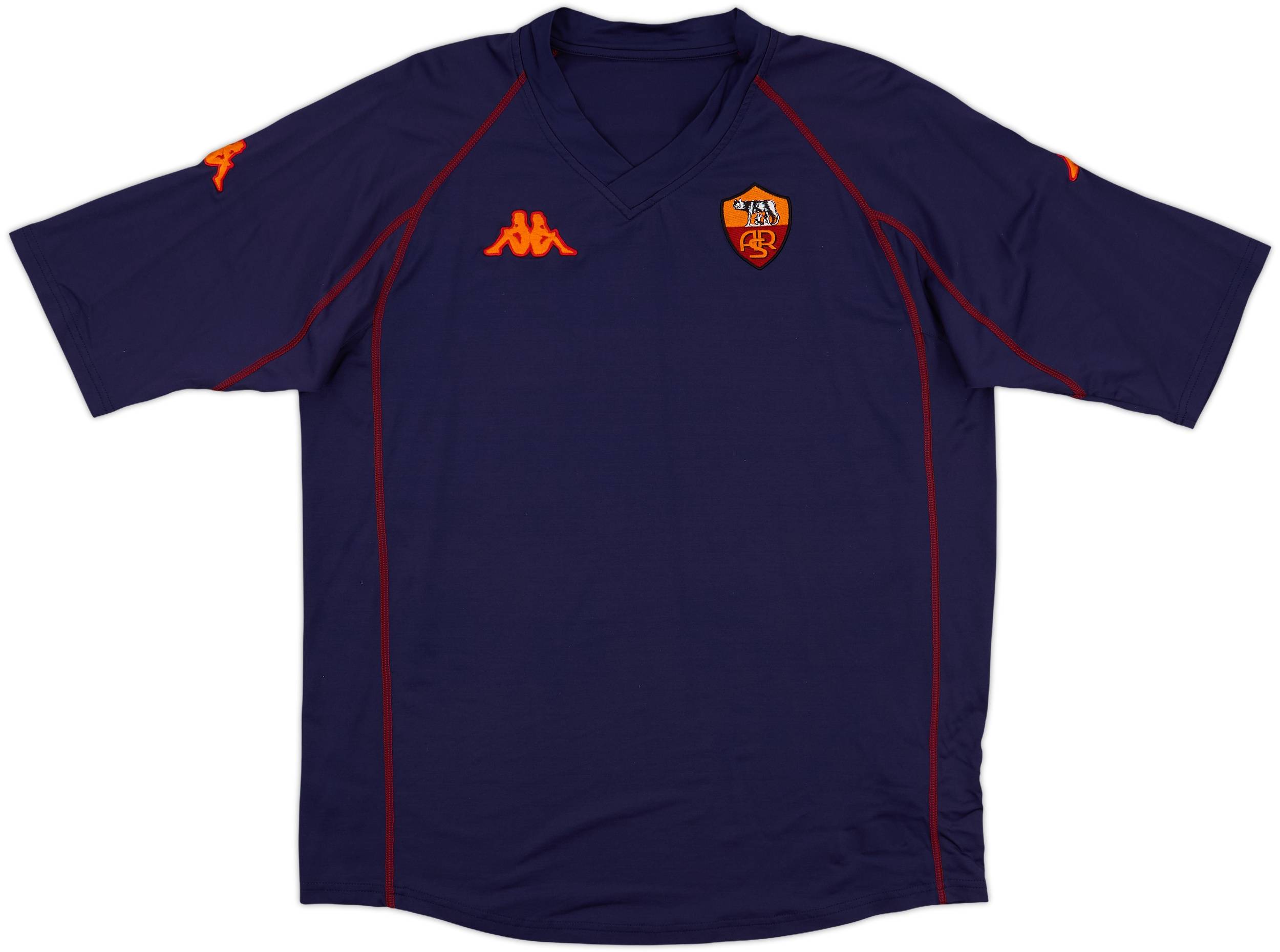 ASローマ Kappa CLリーグ　フルセット 2002-03 Roma Kappa Training Shirt - 6/10 - (XXL)