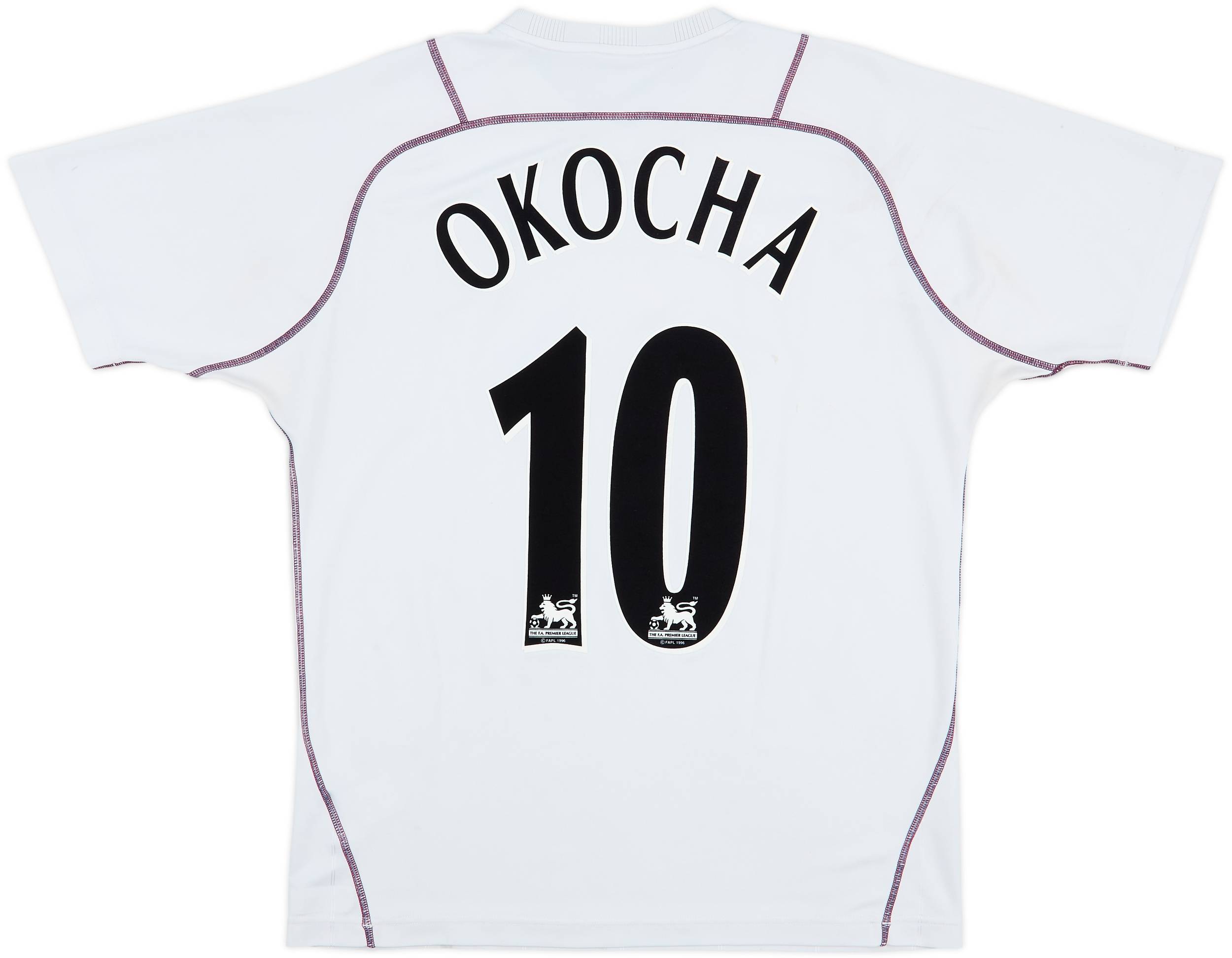 Bolton Wanderers Reebok シャツ OKOCHA 10 2003-05 Bolton Home Shirt Okocha #10 - 5/10 - (M)
