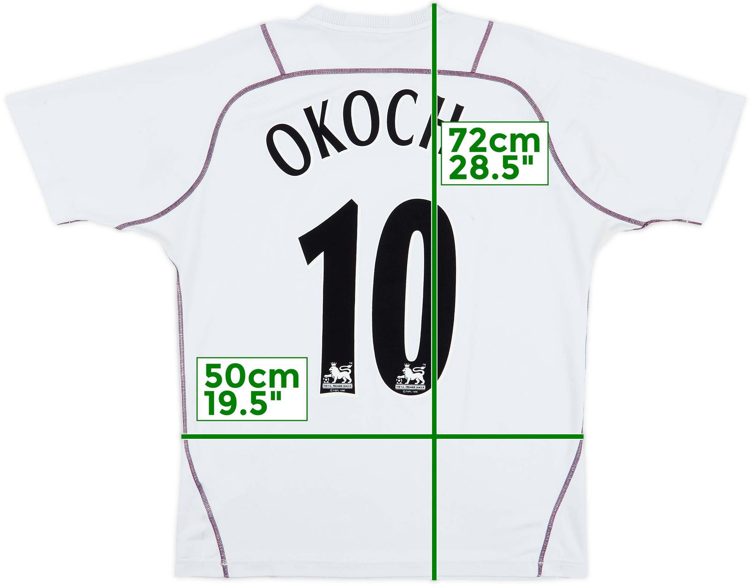 2003-05 Bolton Home Shirt Okocha #10 - 5/10 - (M)