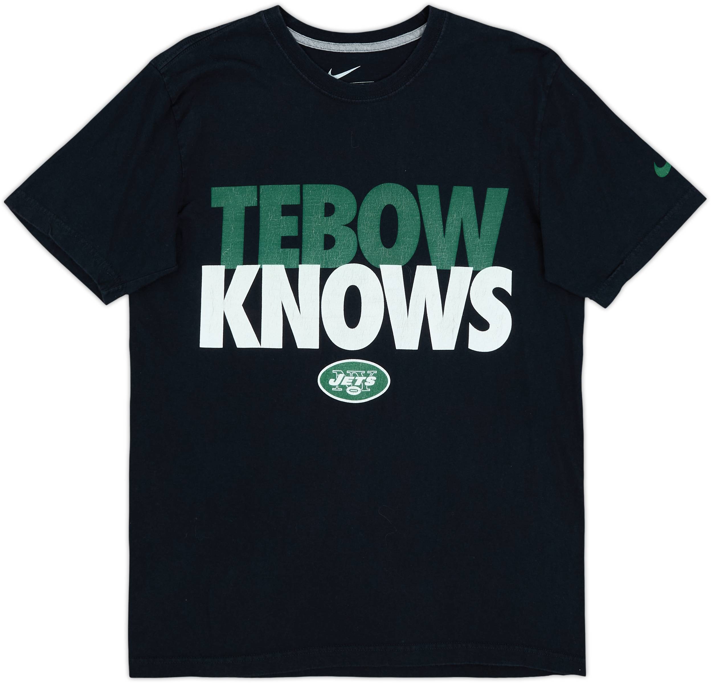 2012 New York Jets Tebow Knows Nike Tee - 5/10 - (M)