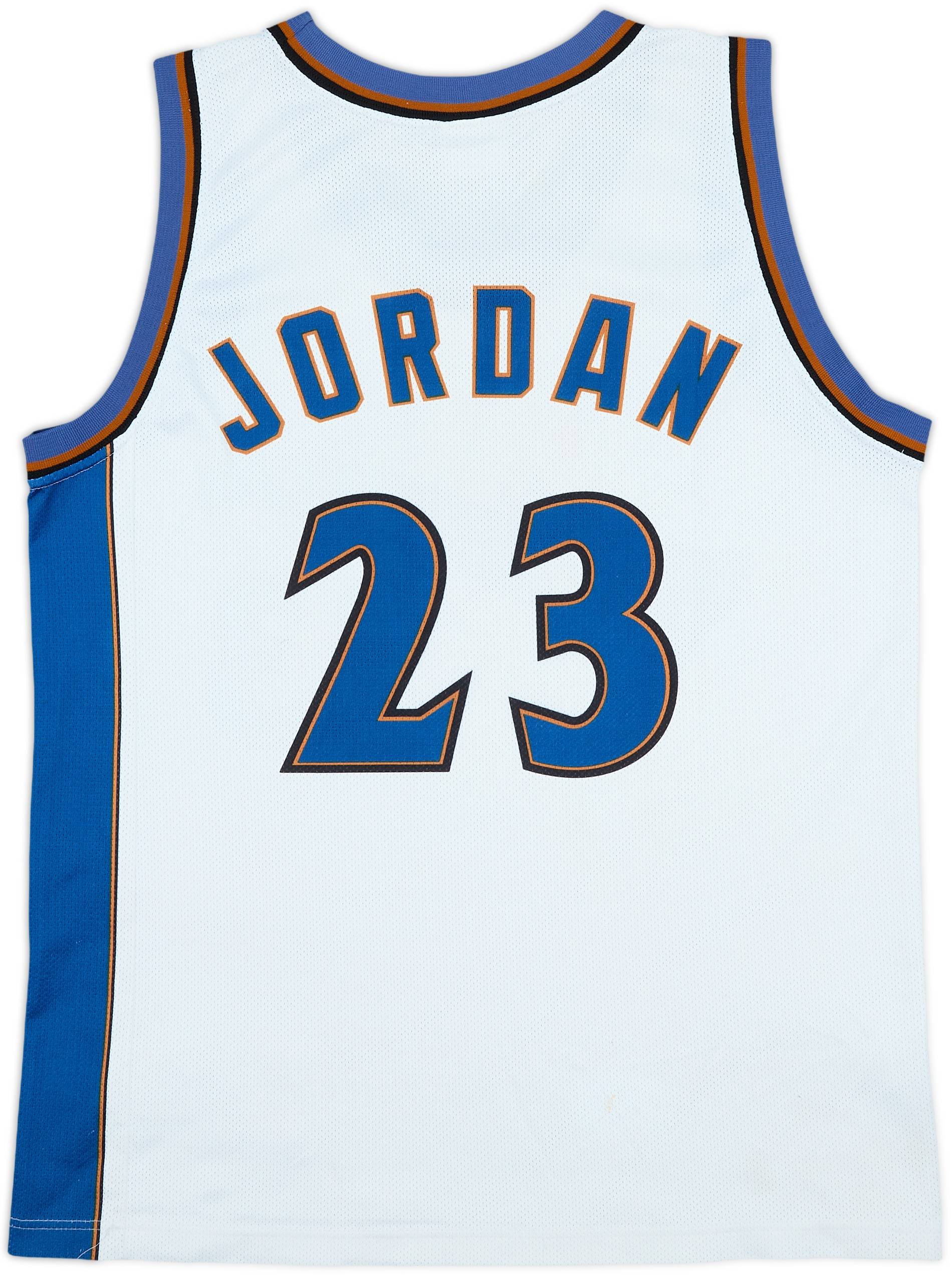 ウェア NBA JORDAN #23 WIZARDS 50 2001 XL 2001-02 Washington Wizards Jordan #23 Champion Jersey (Away) M