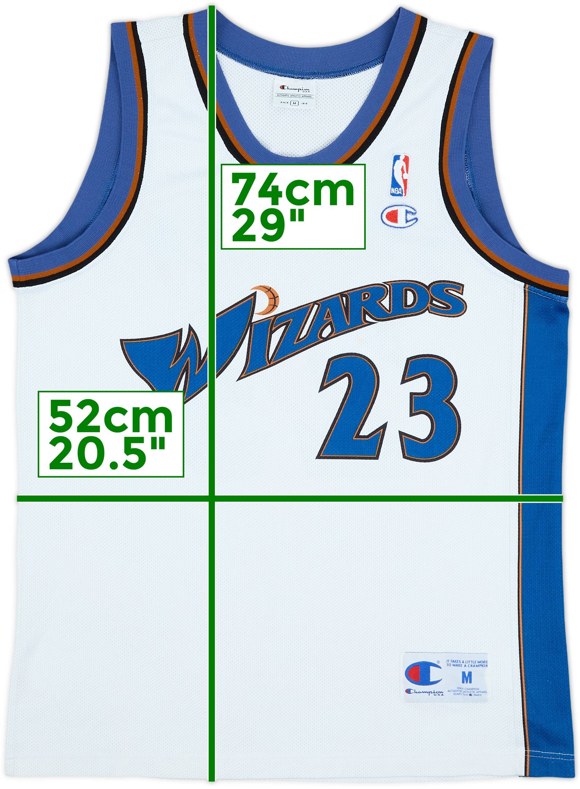 2001-03 Washington Wizards Jordan #23 Champion Home Jersey - 8/10