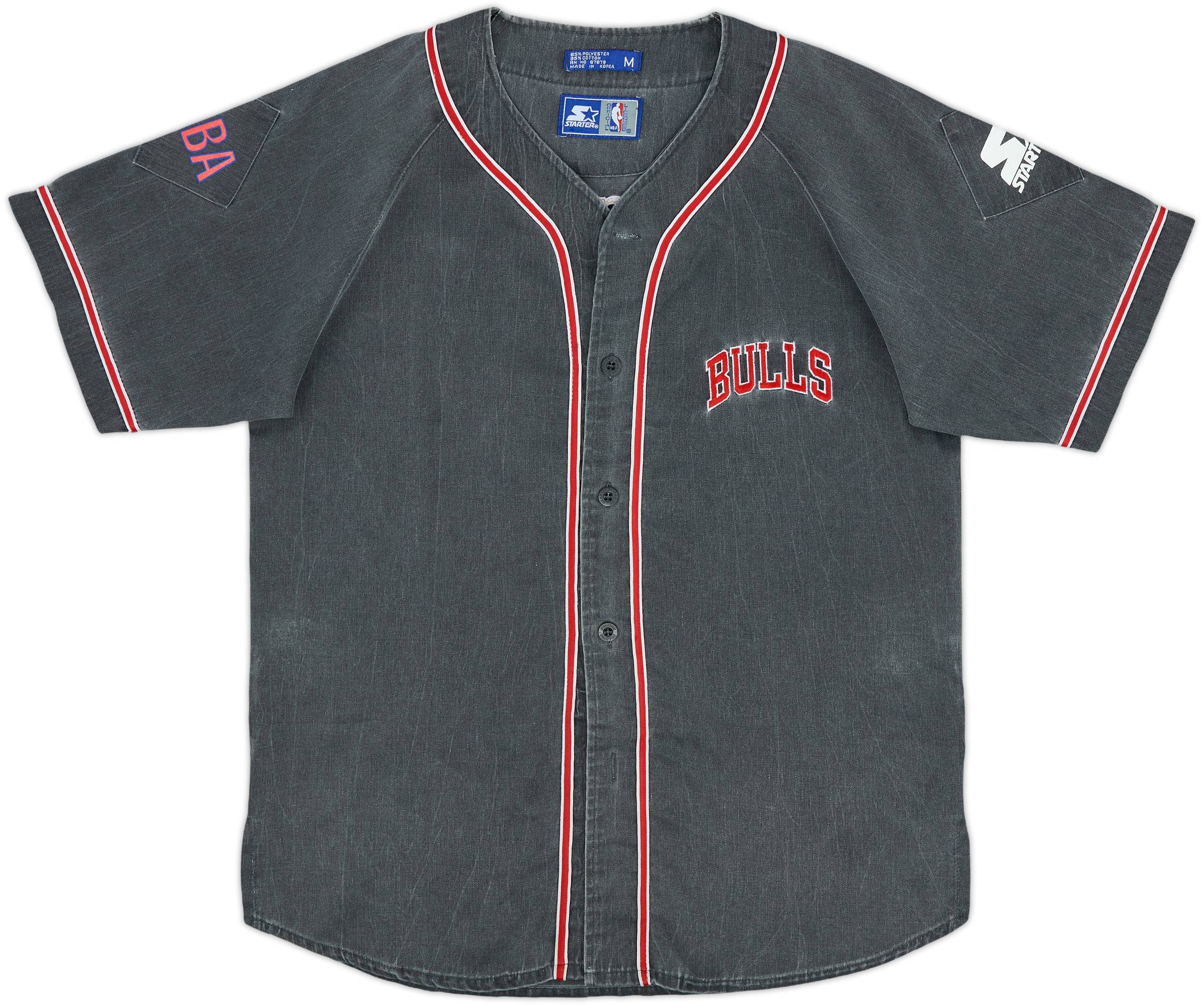 1990s Chicago Bulls Starter Baseball Jersey - 6/10 - (M)