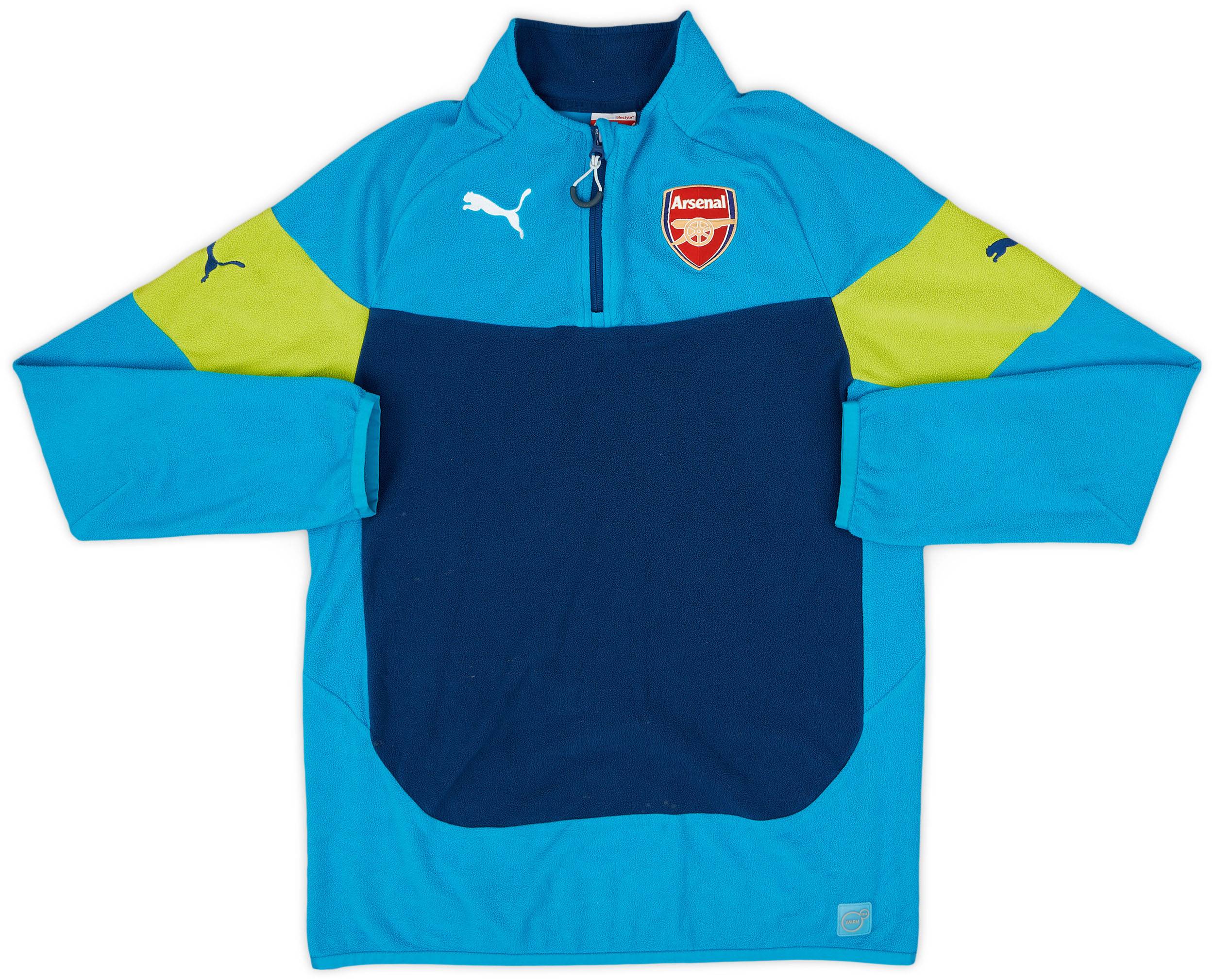 2014-15 Arsenal Puma 1/4 Zip Fleece Top - 6/10 - (M)