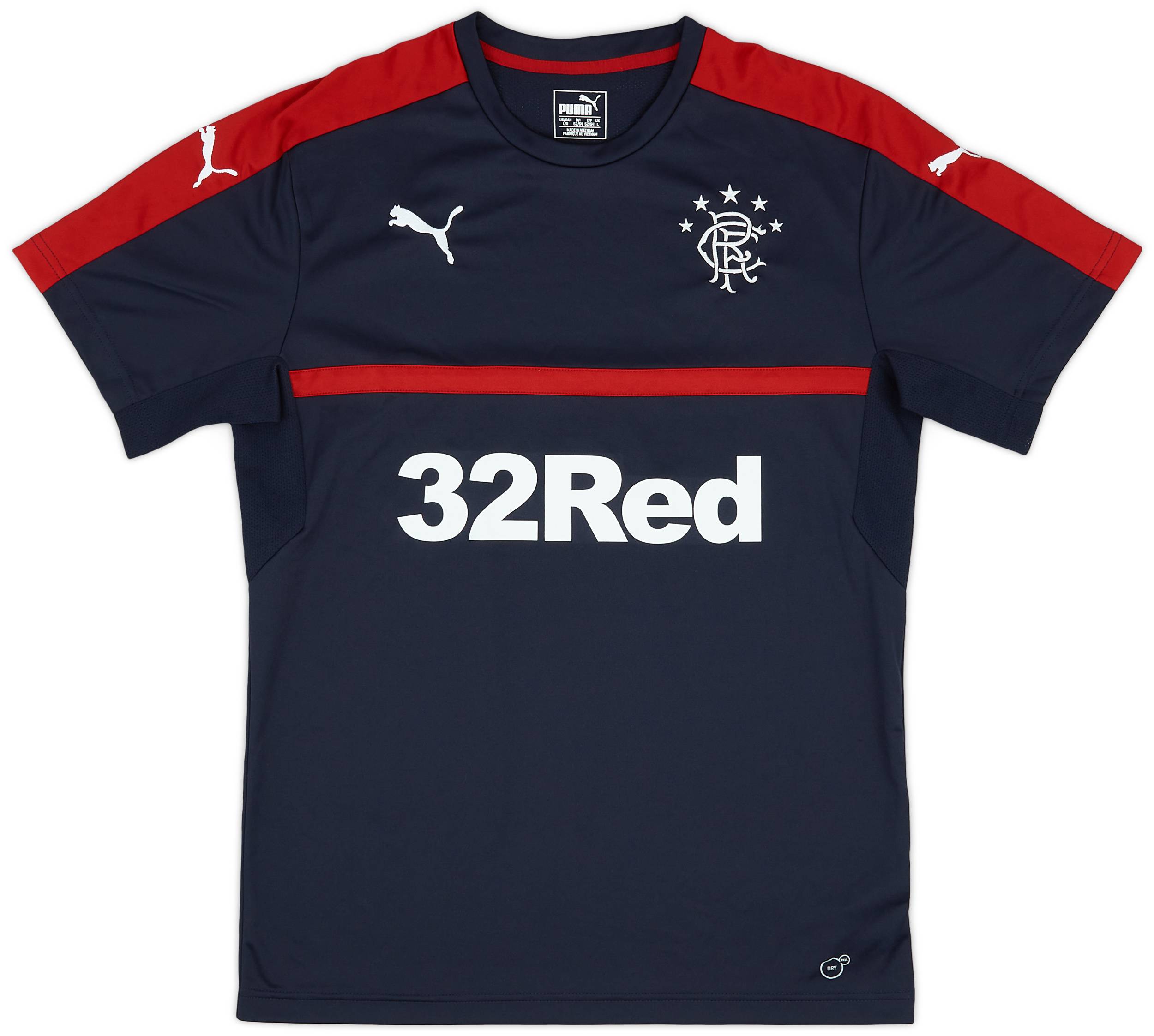 2016-17 Rangers Puma Training Shirt - 9/10 - (L)