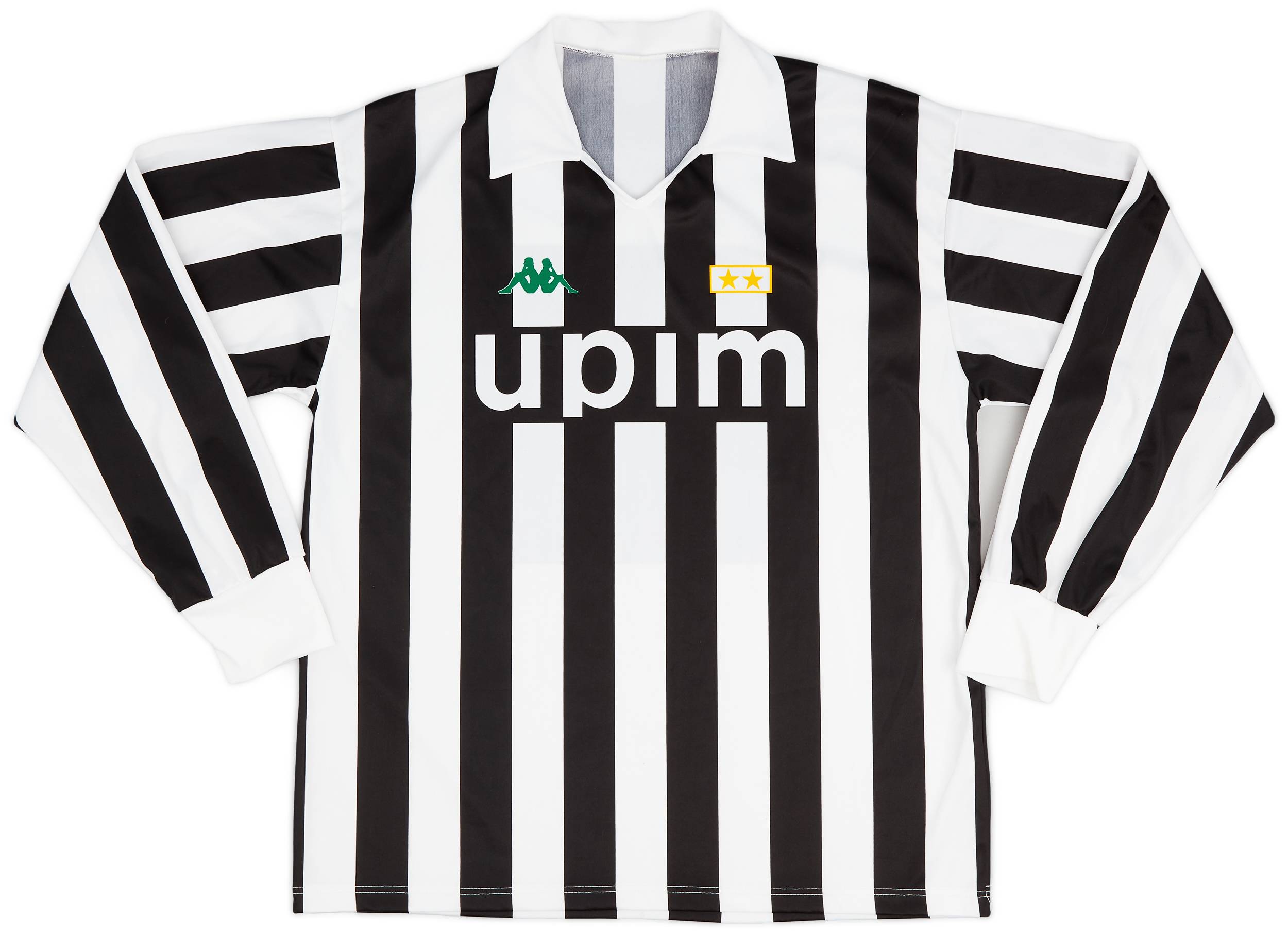 1991-92 Juventus Basic Home L/S Shirt - 8/10 - (L)