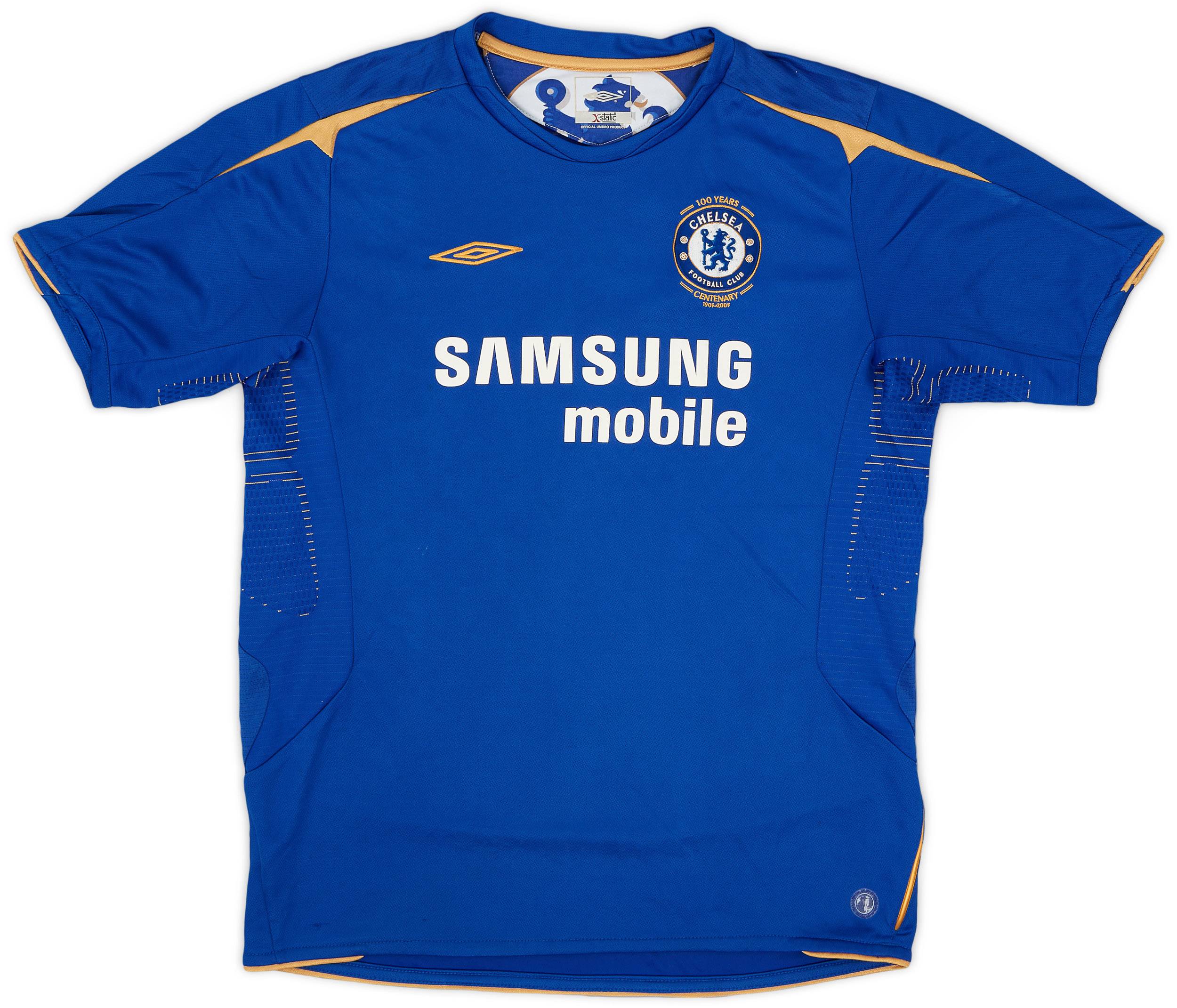 2005-06 Chelsea Centenary Home Shirt - 8/10 - (XL.Boys)