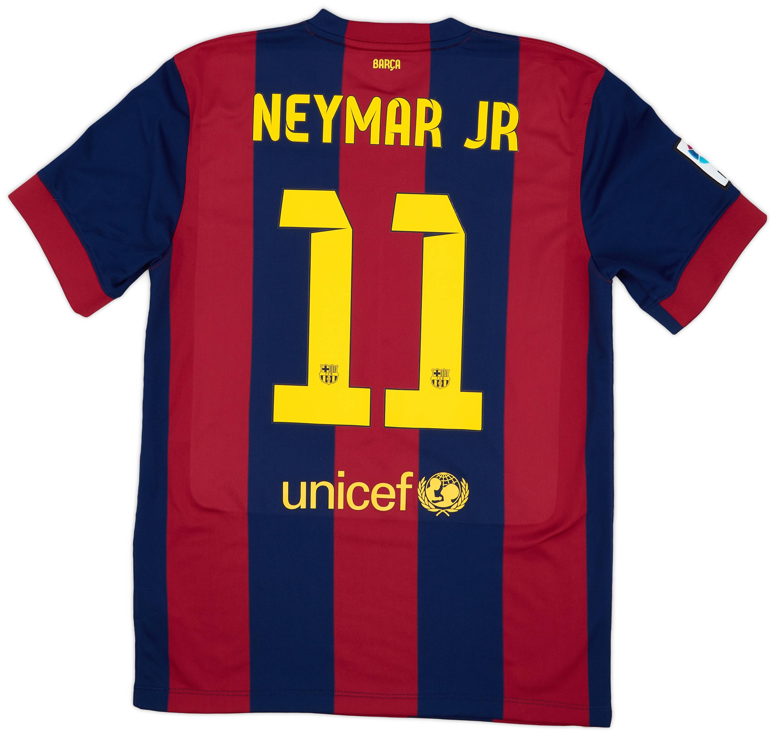 2014-15 Barcelona Home Shirt Neymar Jr #11 (M)