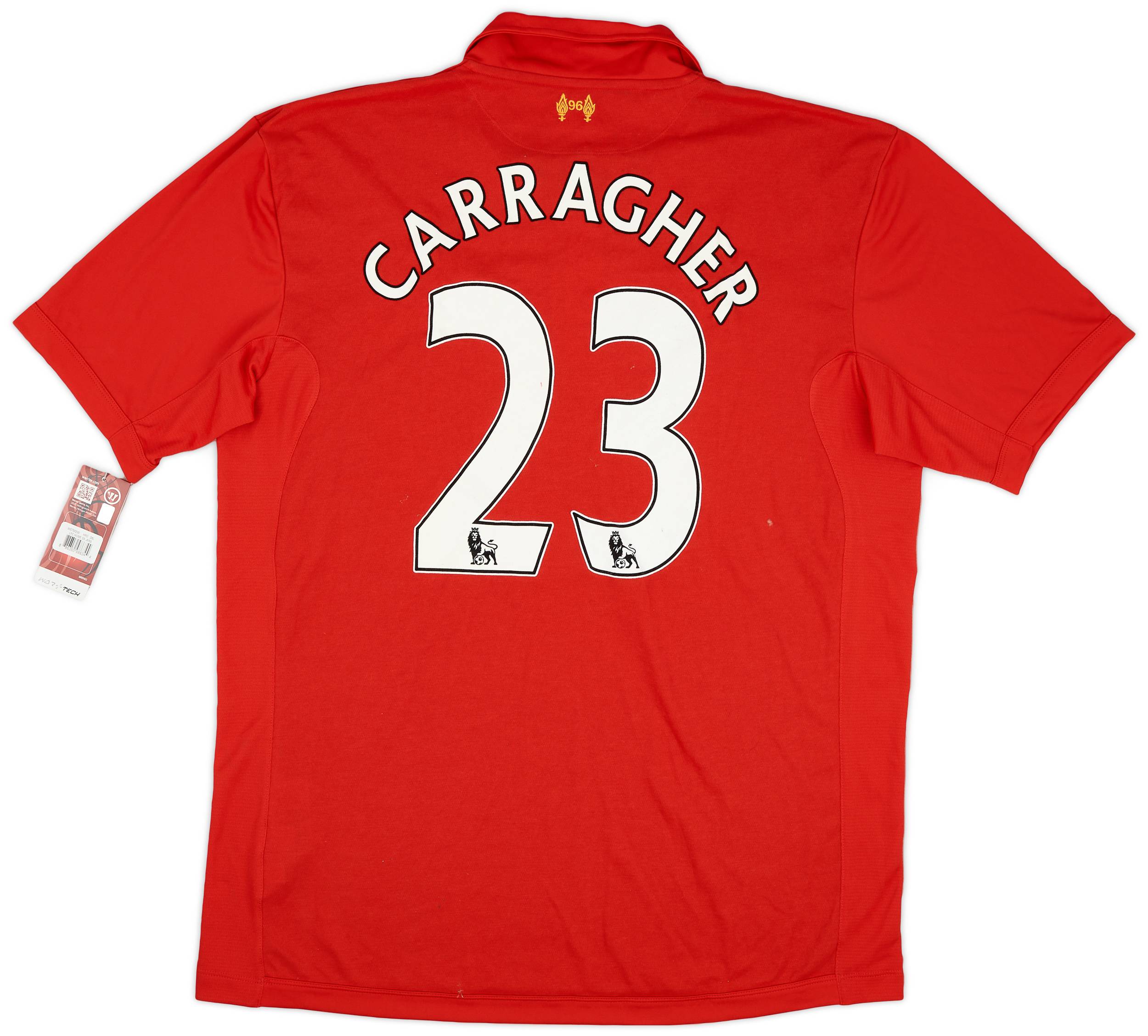 2012 13 Liverpool Home Shirt Carragher 23 XXL