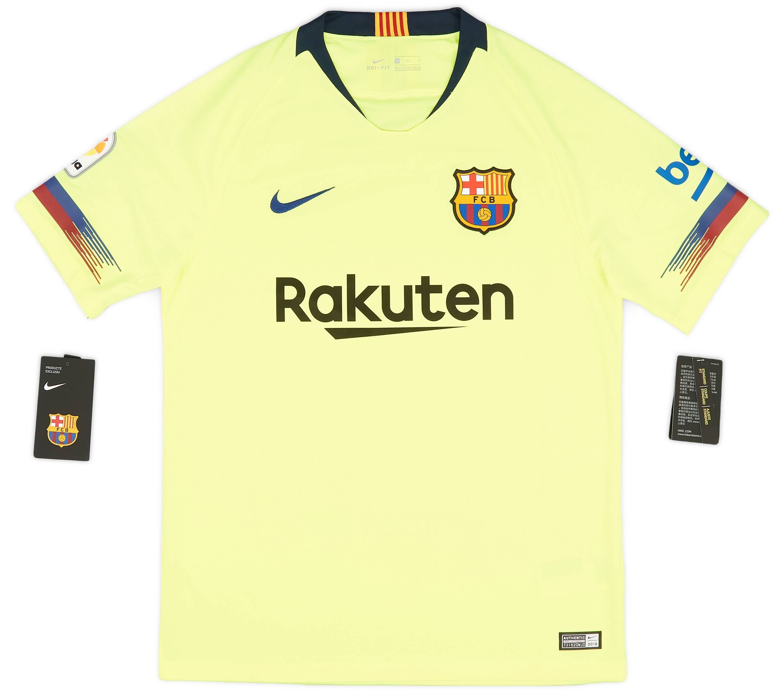 2018-19 Barcelona Away Shirt (M)