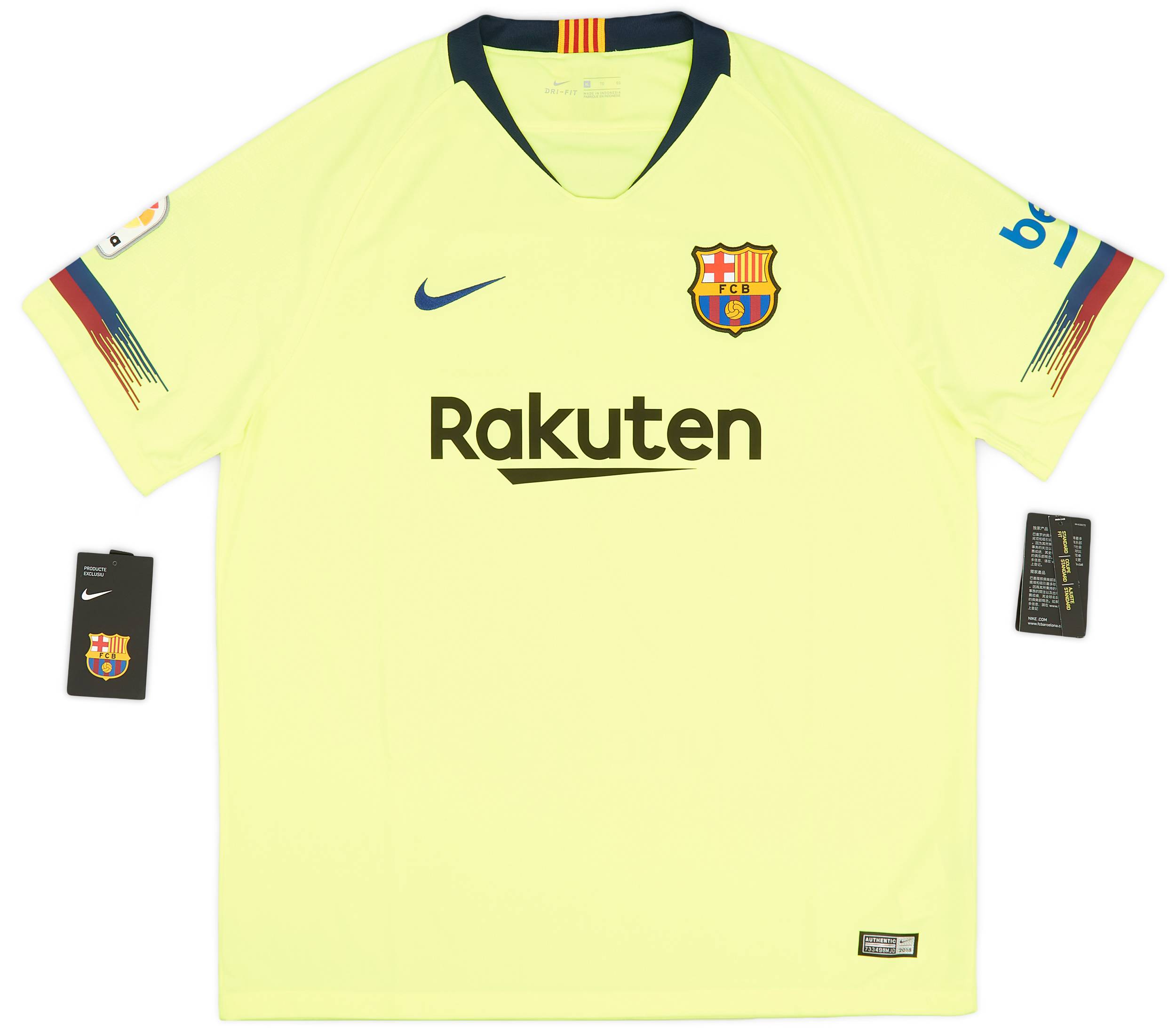 2018 19 Barcelona Away Shirt XL