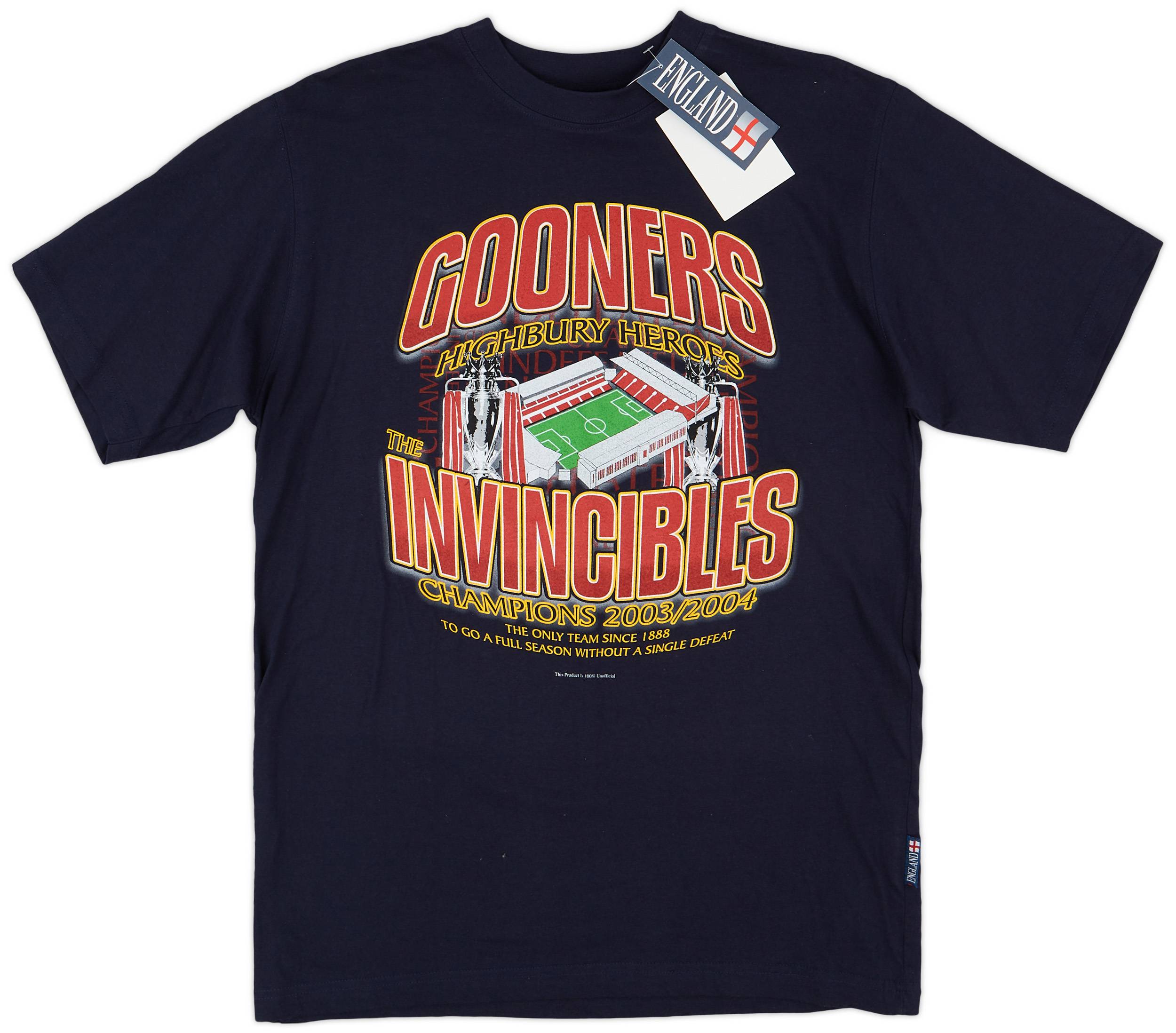 2004 Arsenal "Invincibles" Graphic Tee (L)