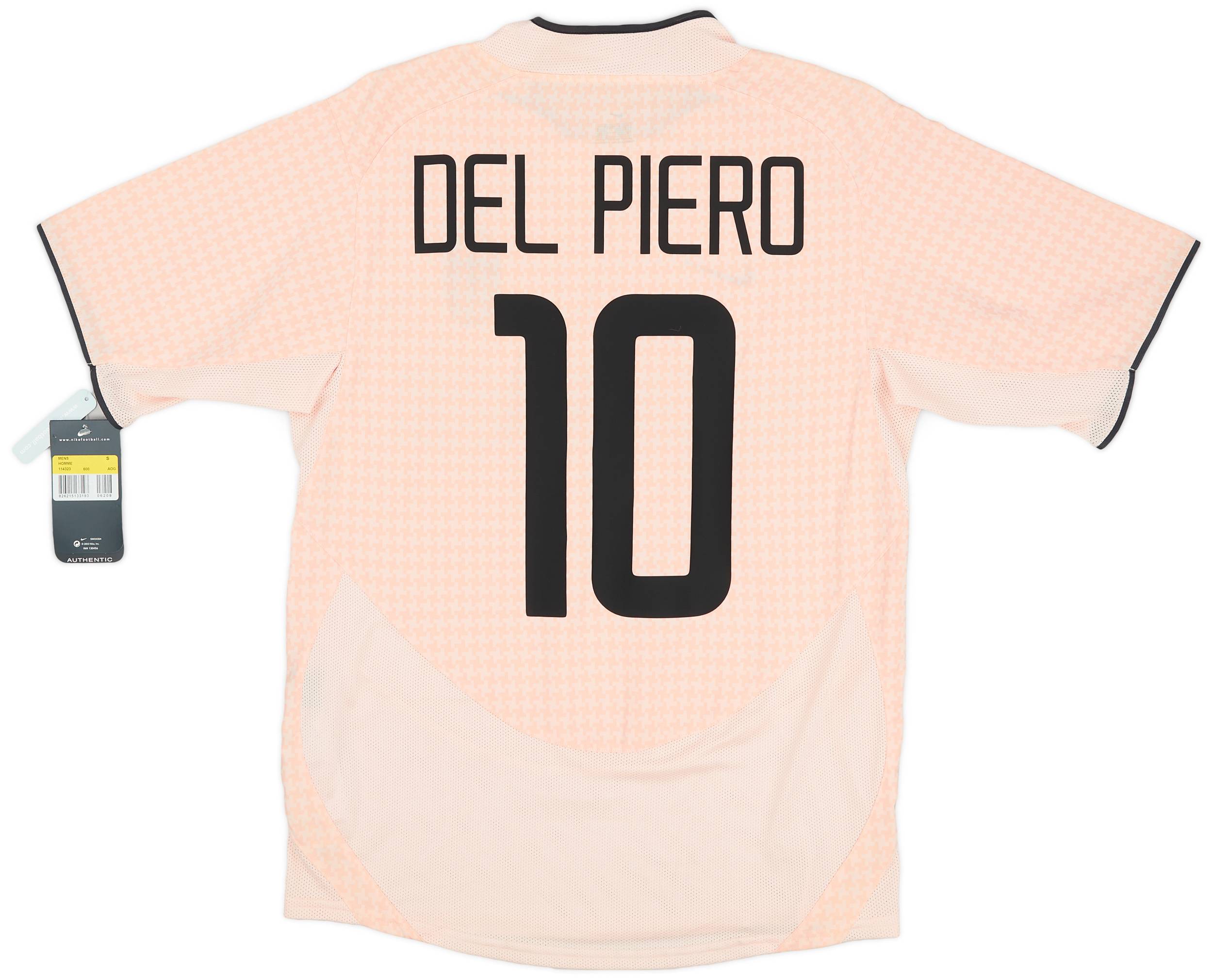 2003-04 Juventus Away Shirt Del Piero #10 (S)