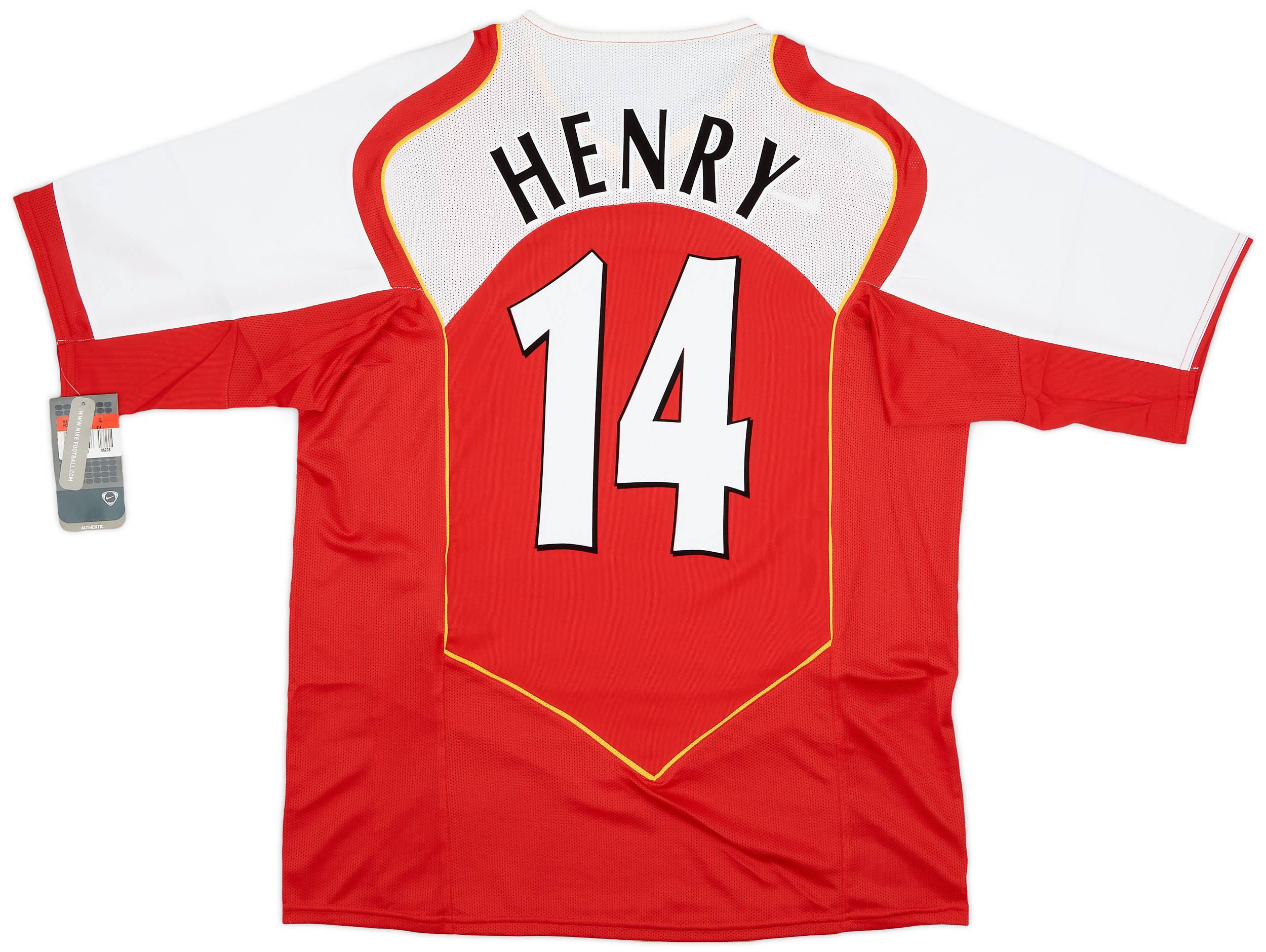 2004-05 Arsenal Home Shirt Henry #14 (L)