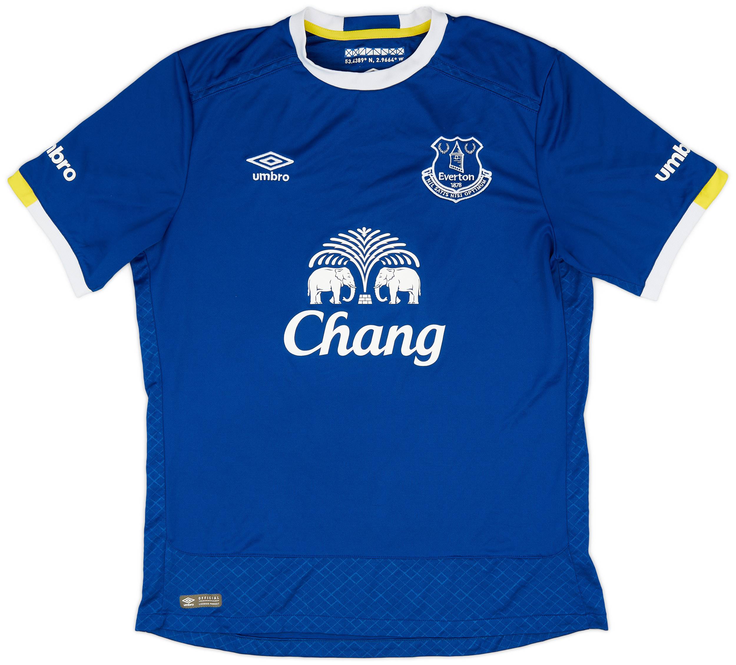 2016-17 Everton Home Shirt - 9/10 - (Women's XL)