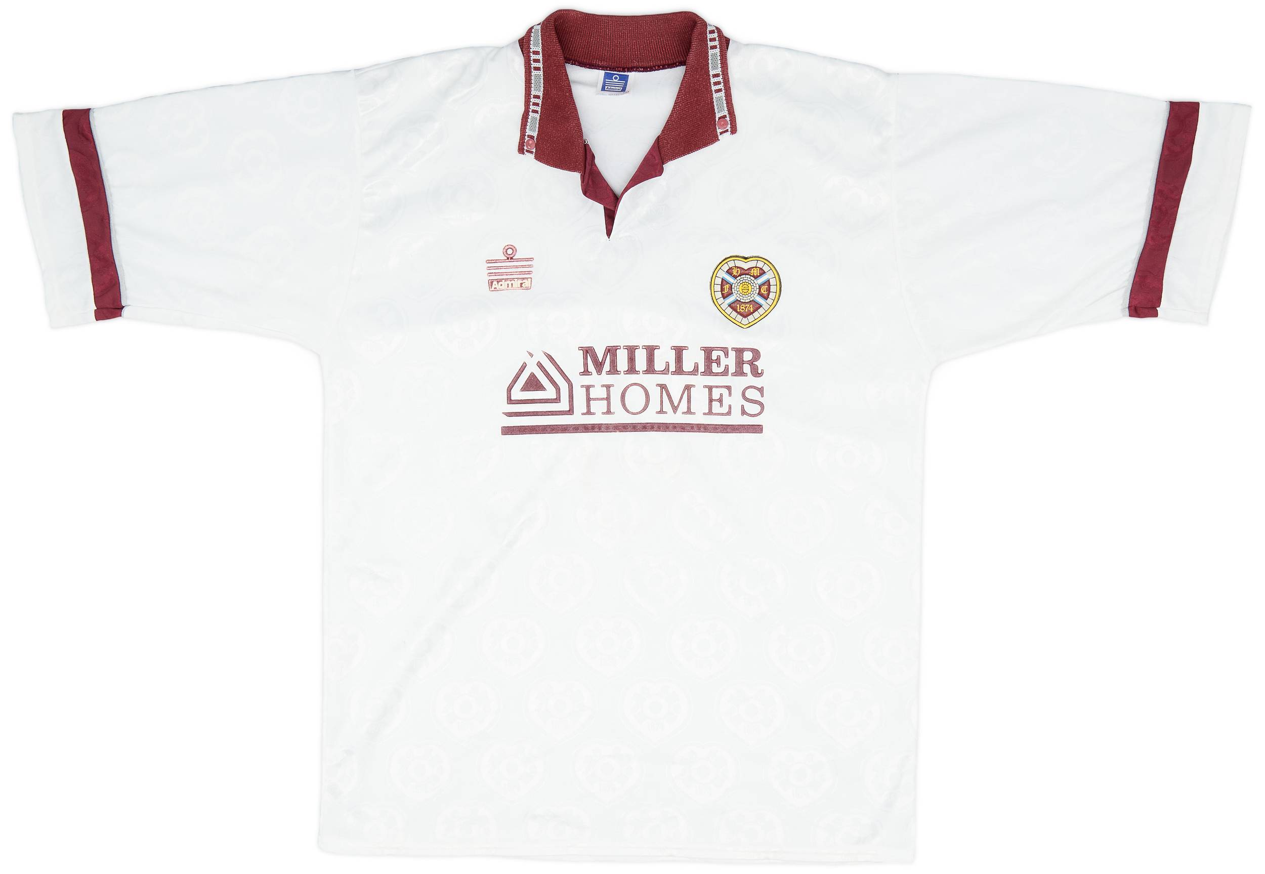 1991-92 Hearts Away Shirt - 8/10 - (L)
