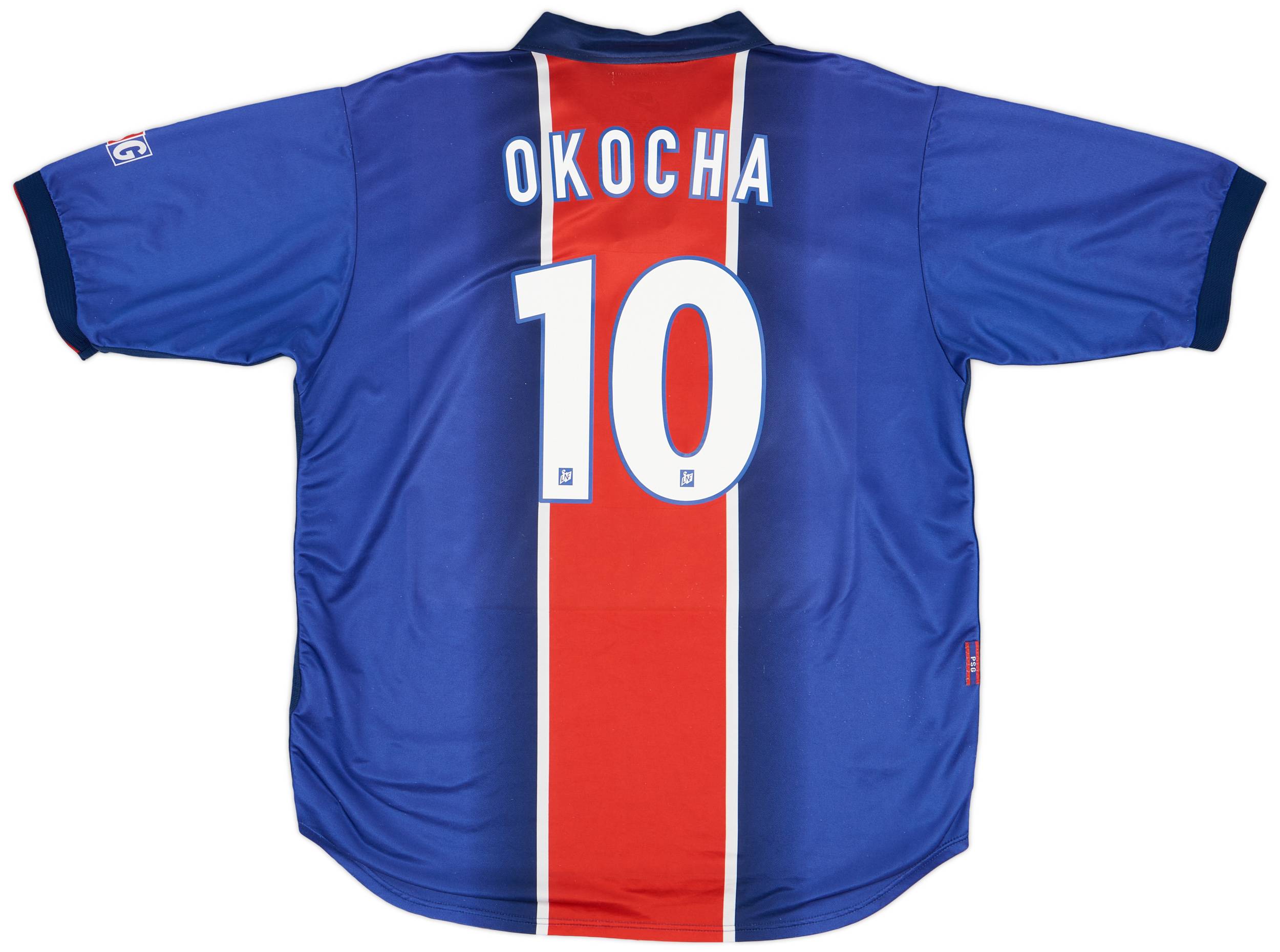 1998-99 Paris Saint-Germain Home Shirt Okocha #10 - 8/10 - (XL)