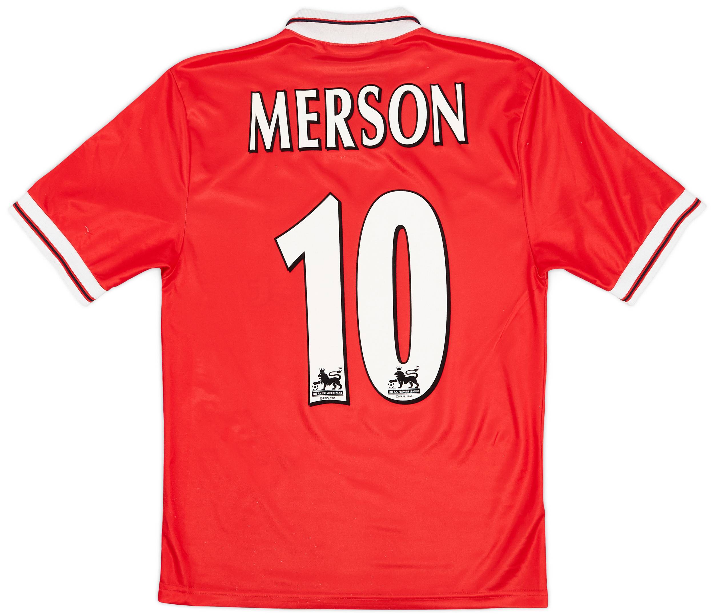1998-99 Middlesbrough Home Shirt Merson #10 - 8/10 - (S)