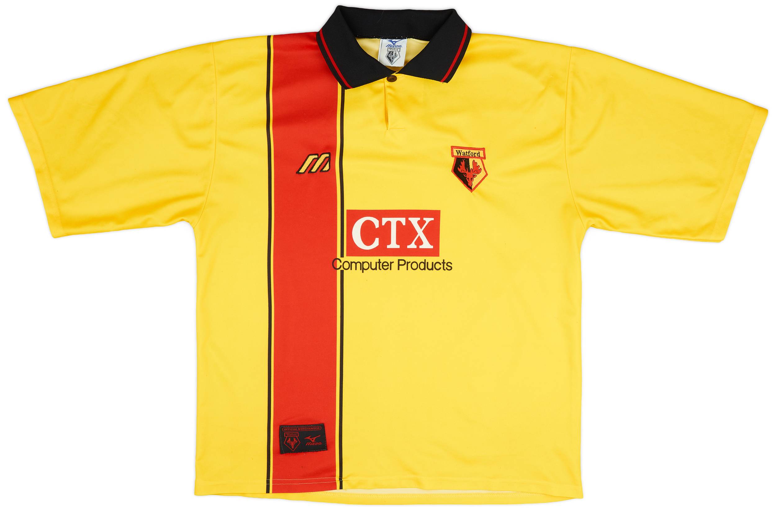 1997-98 Watford Home Shirt - 9/10 - (XL)