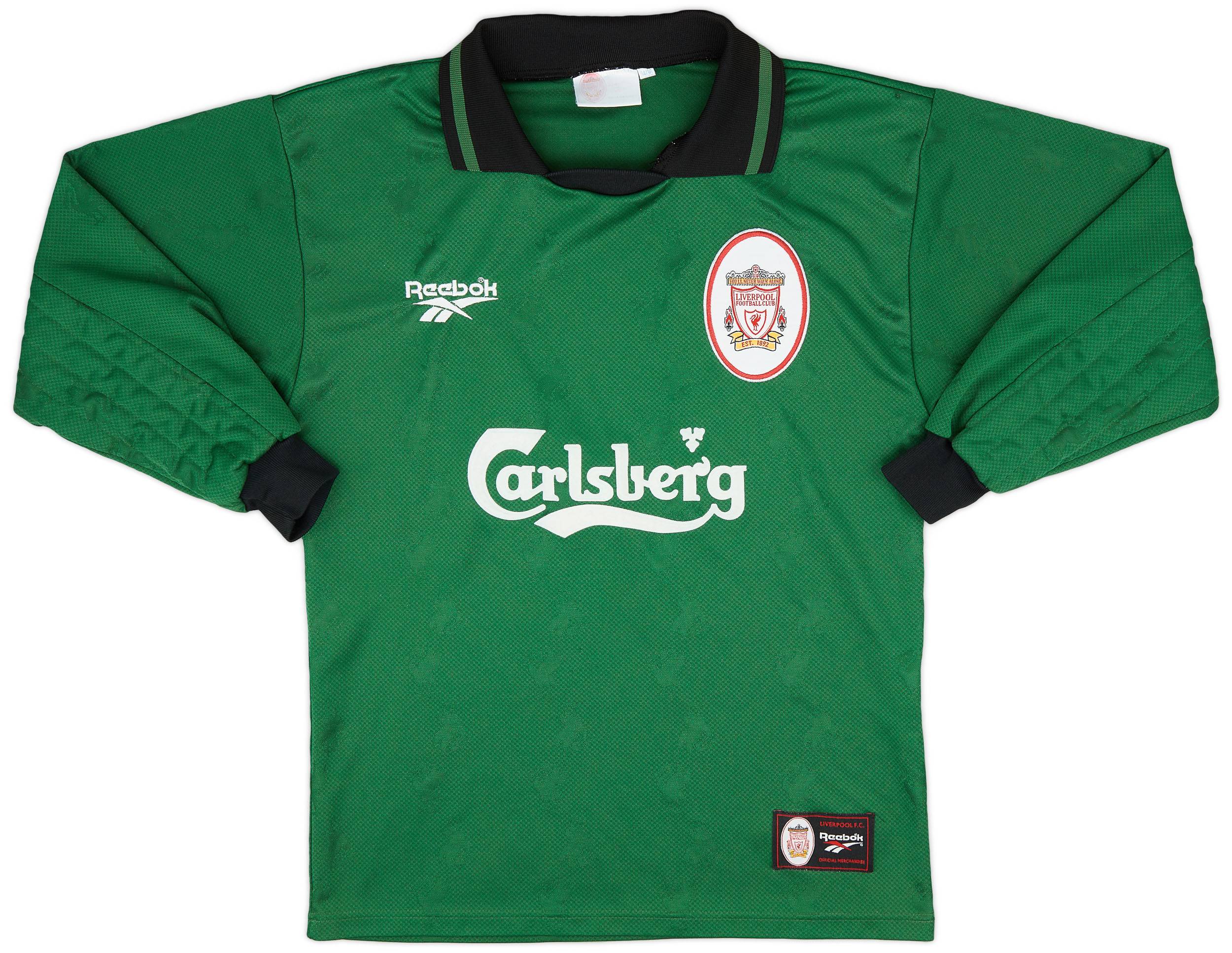 1996-97 Liverpool GK Shirt - 9/10 - (S)