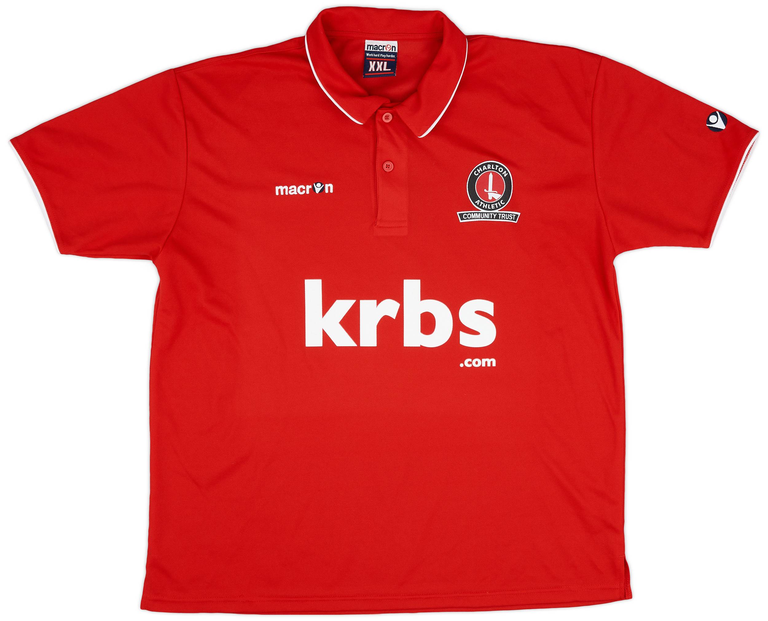 2010-11 Charlton Athletic Community Trust Macron Polo Shirt - 9/10 - (XXL)