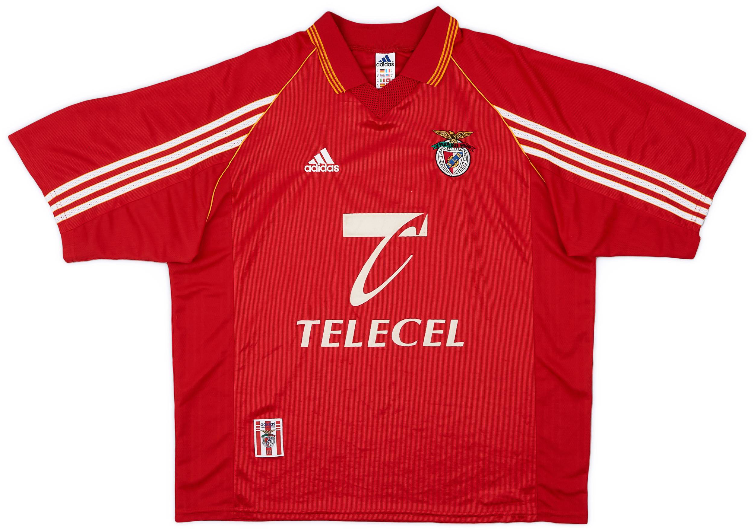 1999-00 Benfica Home Shirt - 8/10 - (XL)