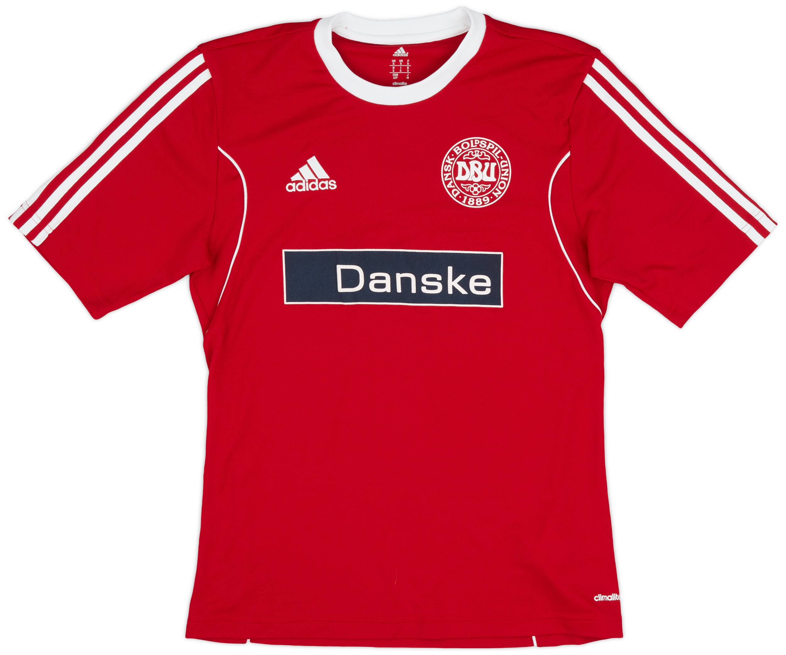 2012-13 Denmark adidas Training Shirt - 9/10 - (S)